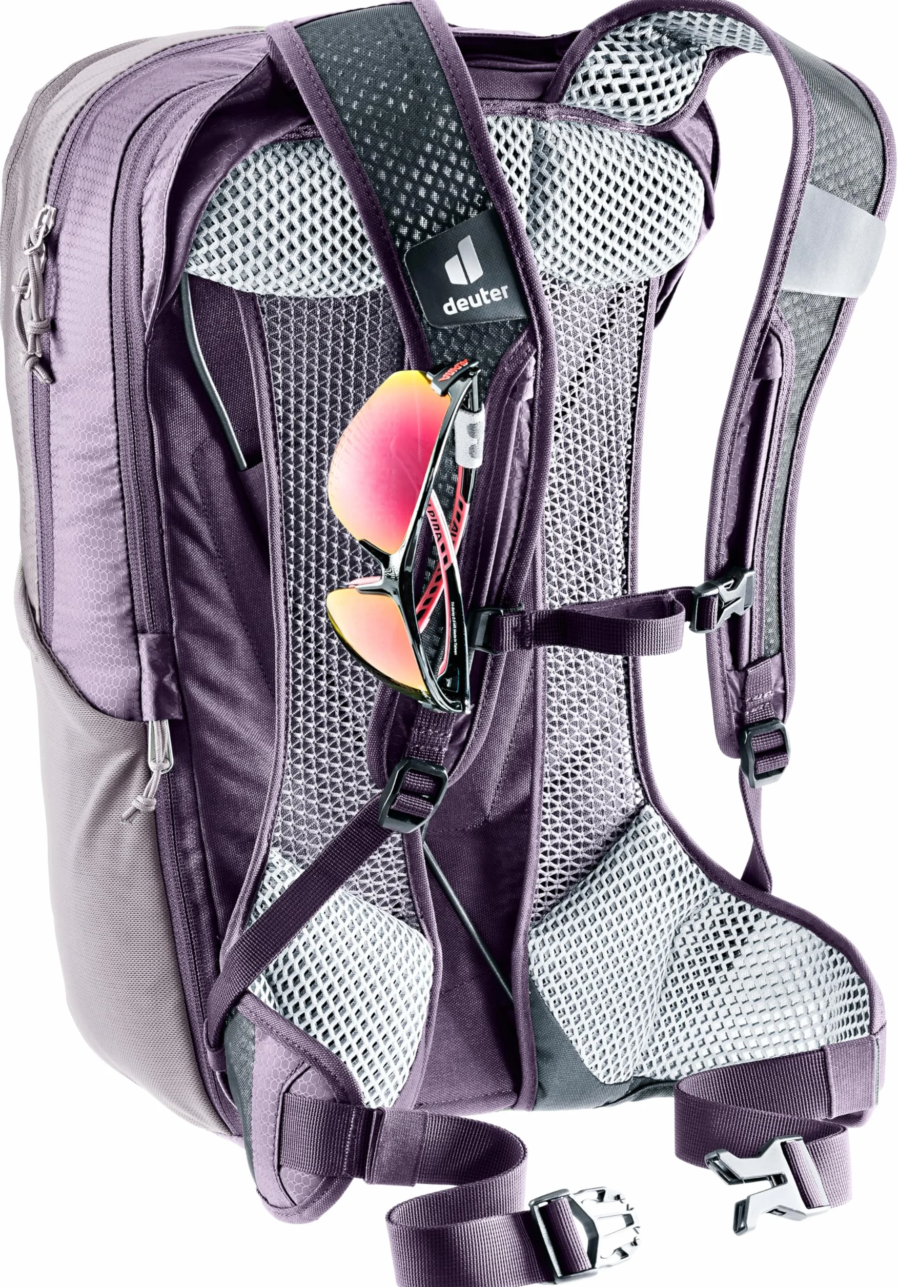 Deuter Uniseks Race Air 14+3 3204423 Plecak Rowerowy, Fioletowy, 14+3 L