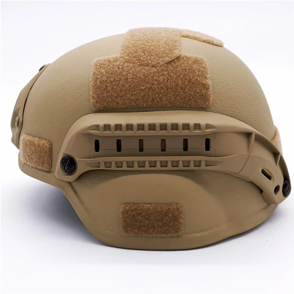 Kask Taktyczny ACH Kuloodporny Szybki Aramidowy NIJ Poziom IIIA Wojskowy Kuloodporny Hełm Wielokolorowy (Color : T2, Size : 1pcs)