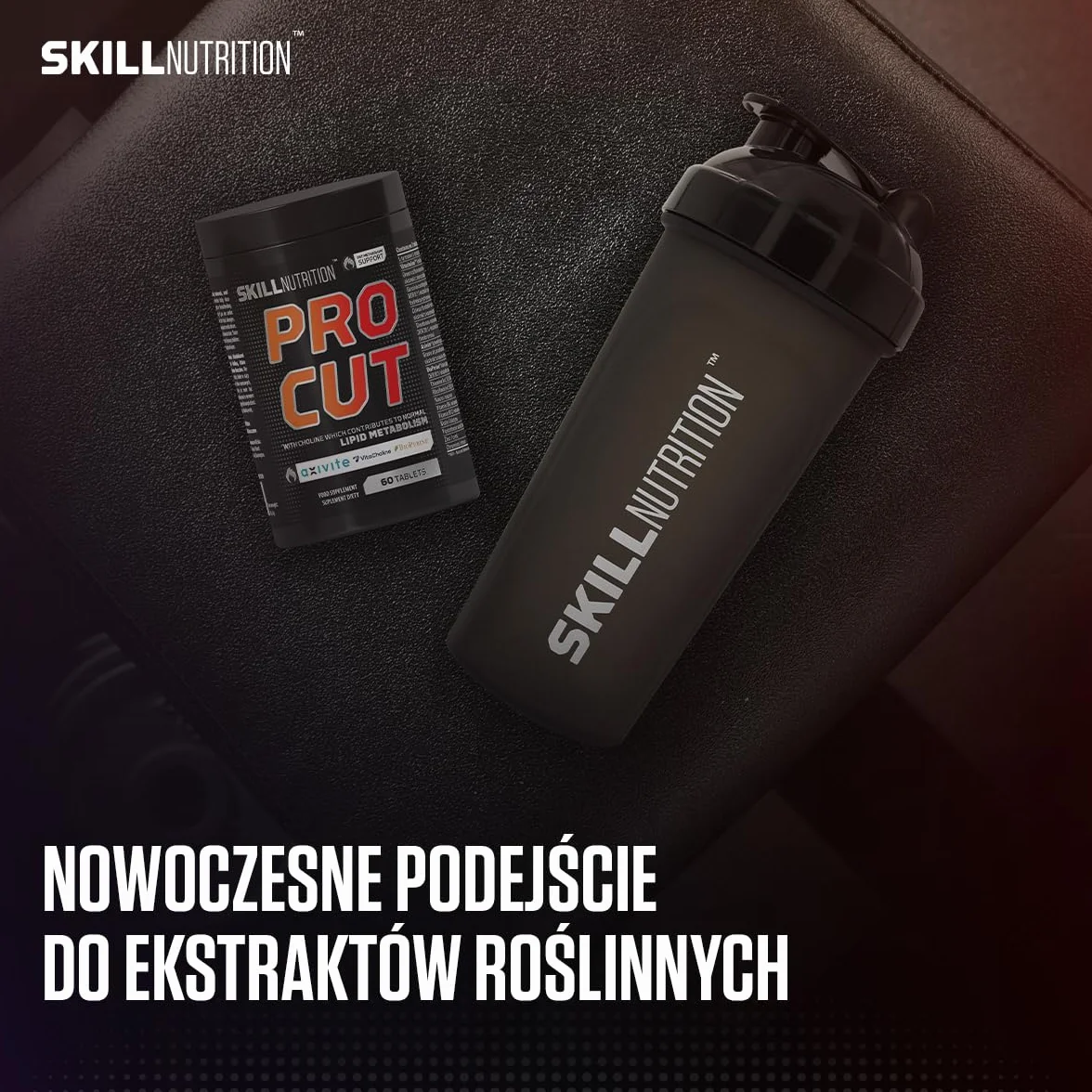 Skill Nutrition Pro Cut | 180 tabletek | Zaawansowana formuła wspomagająca spalanie tłuszczu | Ekstrakt z zielonej herbaty | L-karnityna | CLA | BioPerine® | Wsparcie metabolizmu i energii