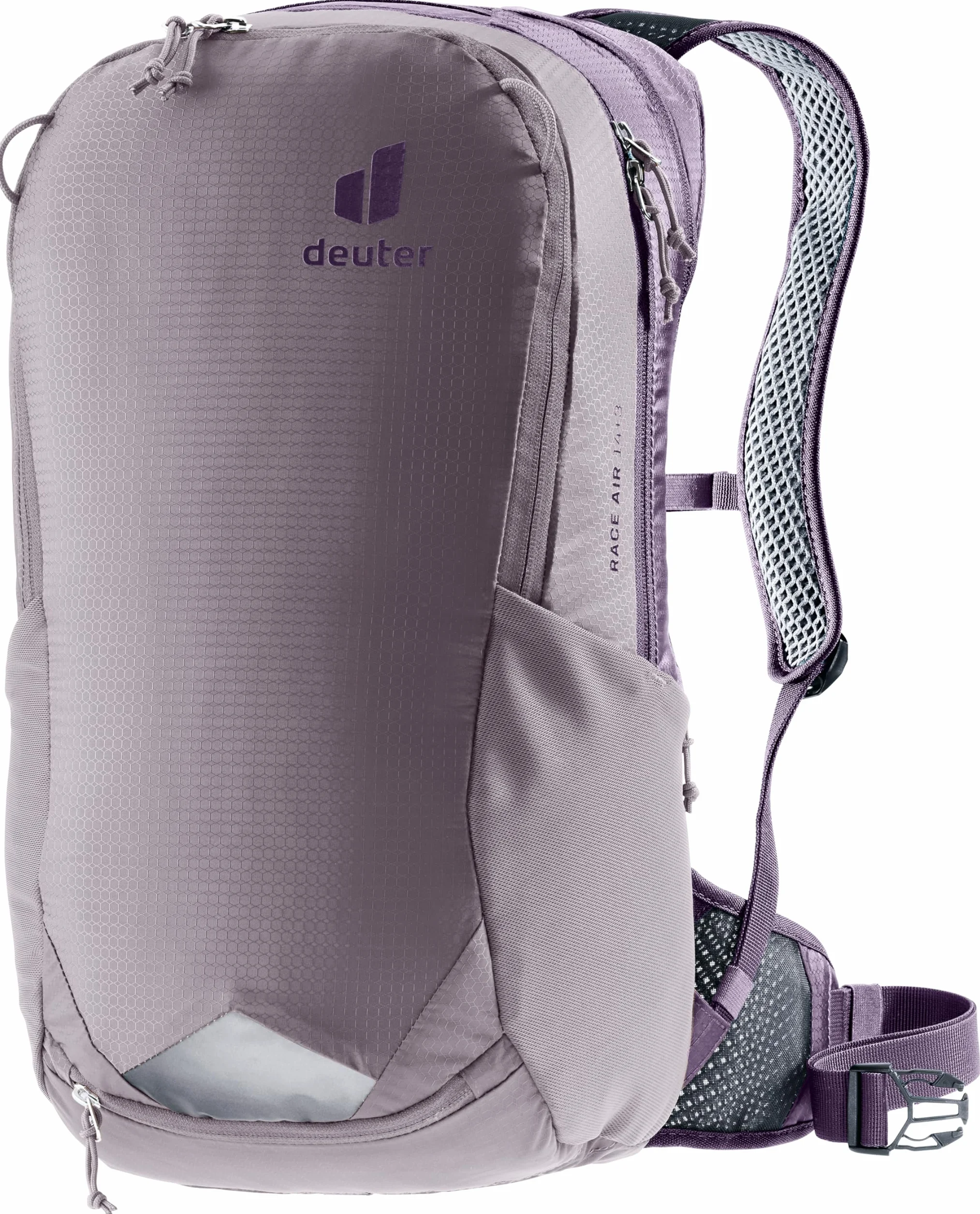 Deuter Uniseks Race Air 14+3 3204423 Plecak Rowerowy, Fioletowy, 14+3 L