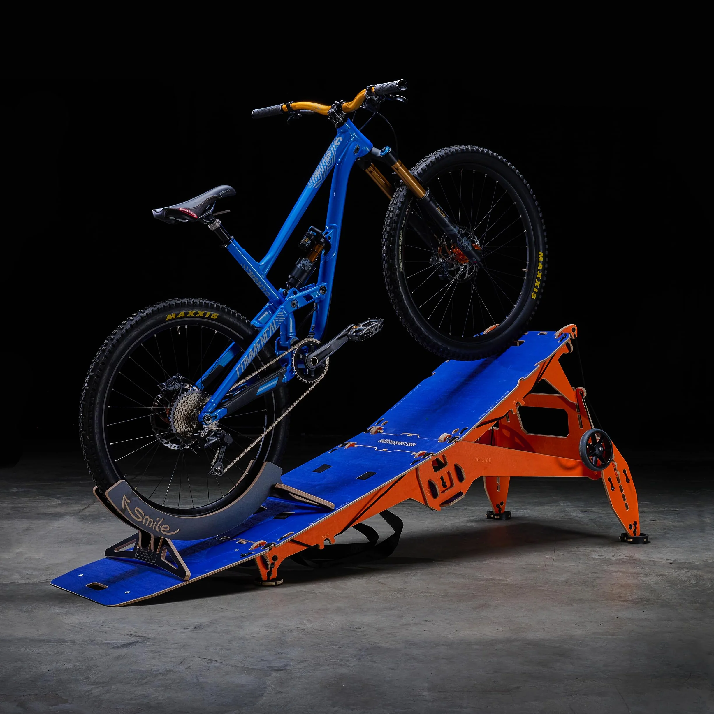 MTB Hopper Coach 4 Przenośna Rampa Skoków Rowerowych Regulowana Rampa Treningowa MTB BMX