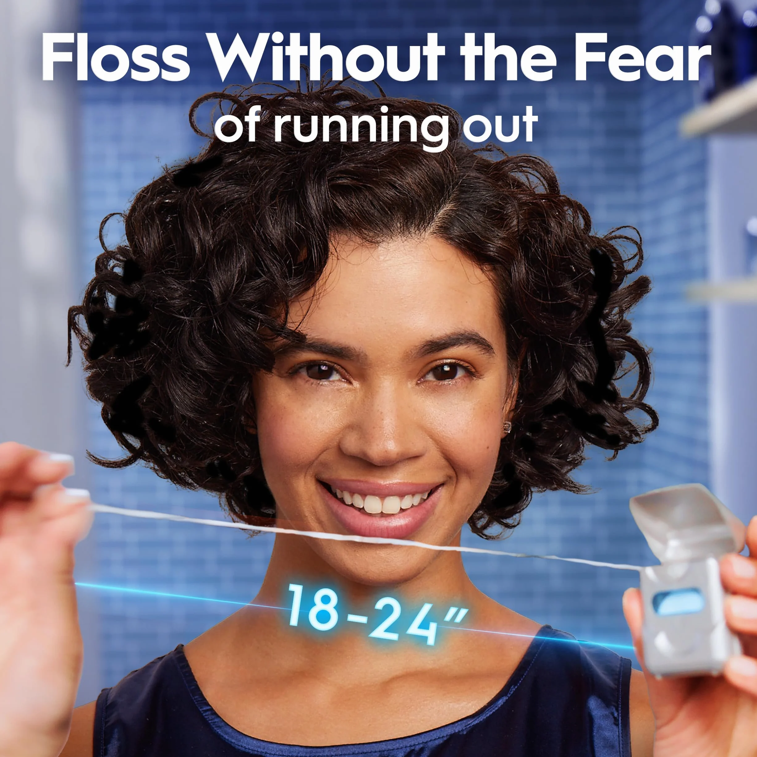 Oral-B Glide Pro-Health Deep Clean nić dentystyczna, chłodna mięta, 40 m, 2 sztuki