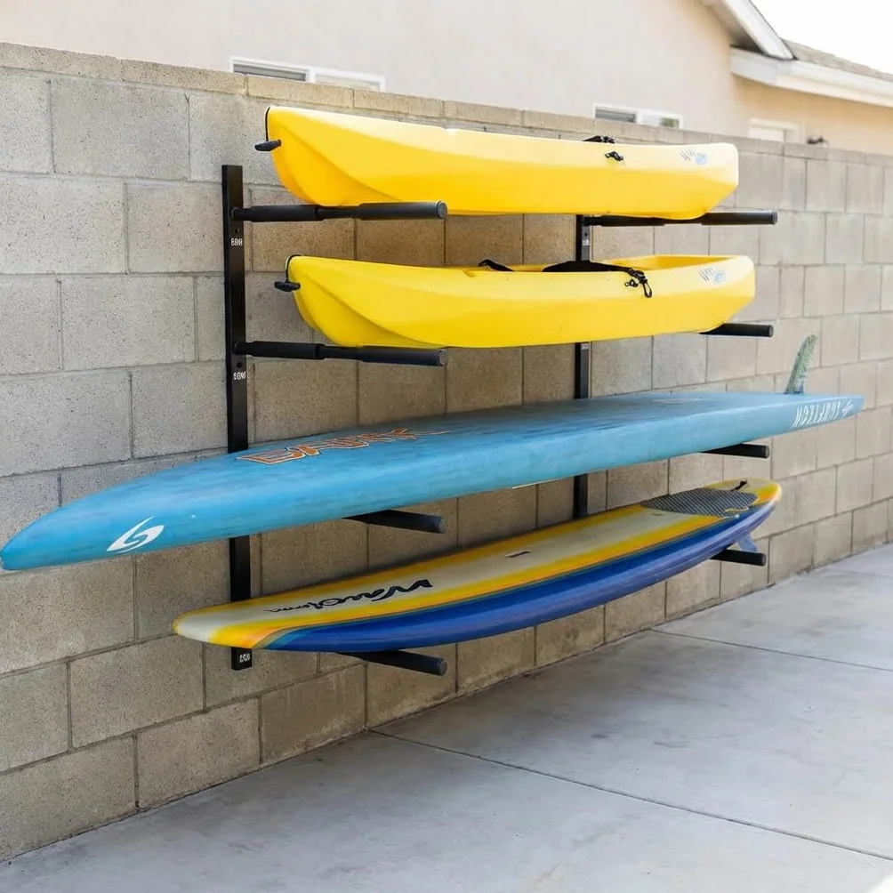 COR Surf Podwójna deska surfingowa Rack | wysokowydajny uchwyt ?cienny SUP do deski paddleboardowej lub surfingowej SUP i longboard