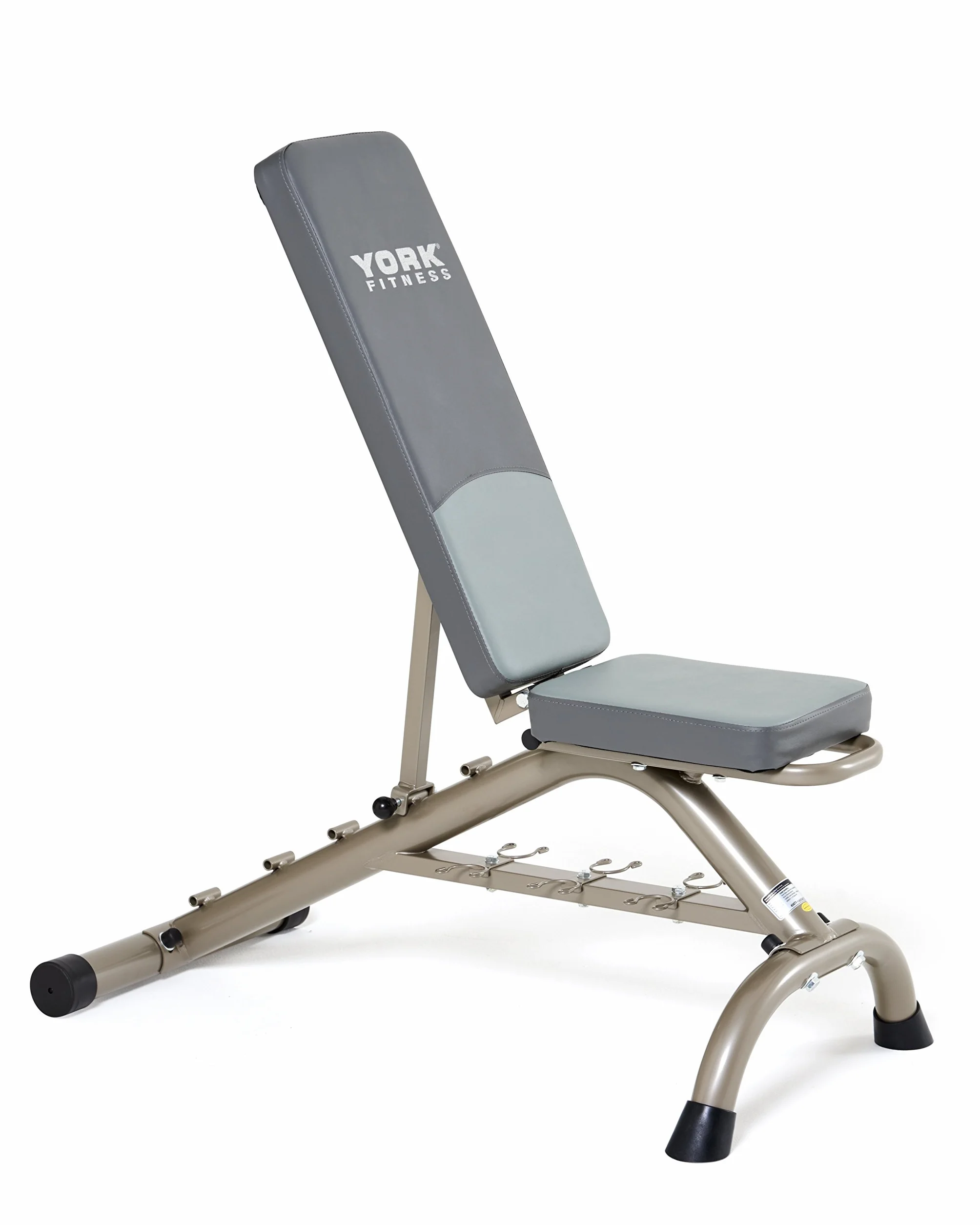 York Fitness 5-osobowa prasa na ławkę regulowana składana ławka treningowa do ciężarów