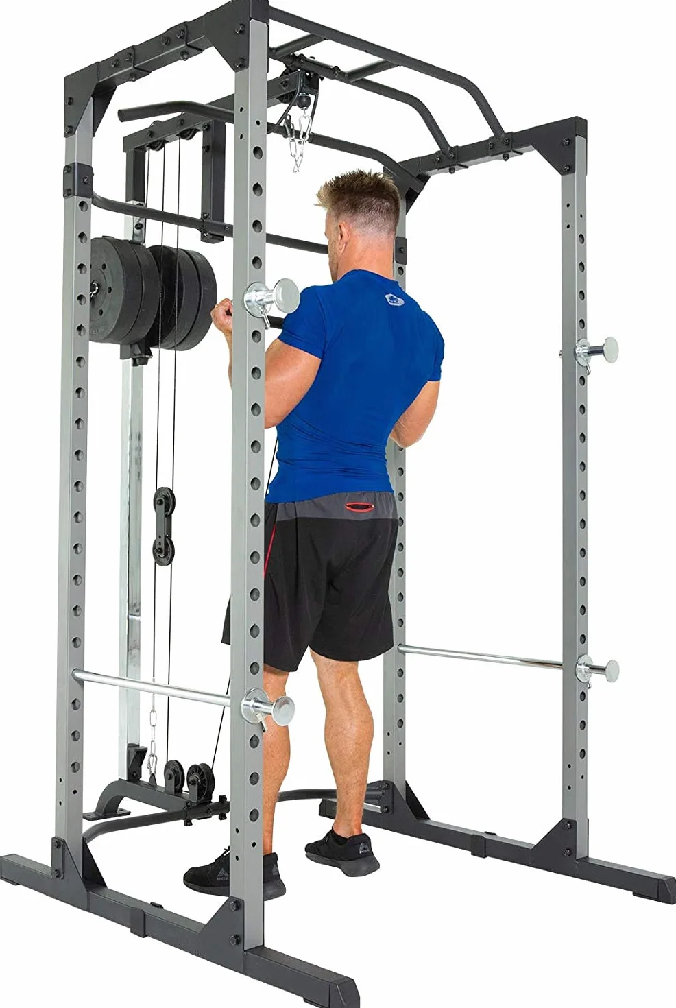 FITNESS REALITY 810XLT Super Max Power Cage, wytrzymała stacja siłowa o maksymalnym obciążeniu 363 kg