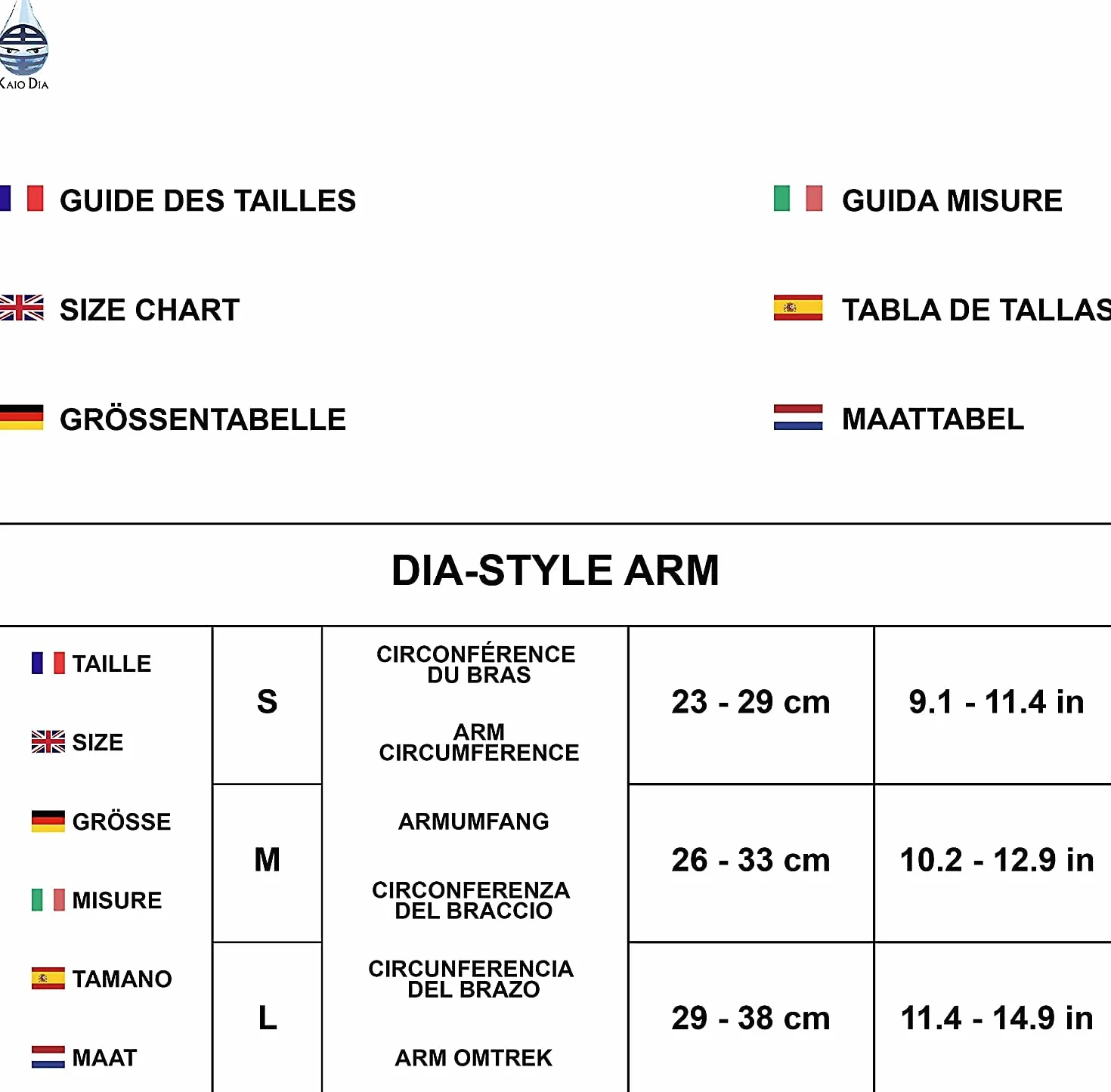 Dia-Style, opaska na czujnik Freestyle. Opaska elastyczna do sensora glukozy CGM FSL (L (29-38 cm))