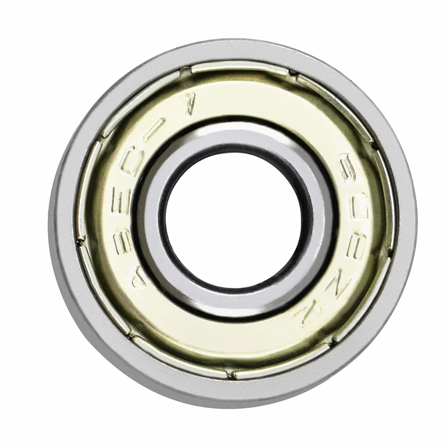 QWORK® 40 szt. 608zz łożyska kulkowe, metalowe, podwójnie ekranowane, miniaturowe łożyska kulkowe, do deskorolek, skuterów, rolek 8 mm x 22 mm x 7 mm