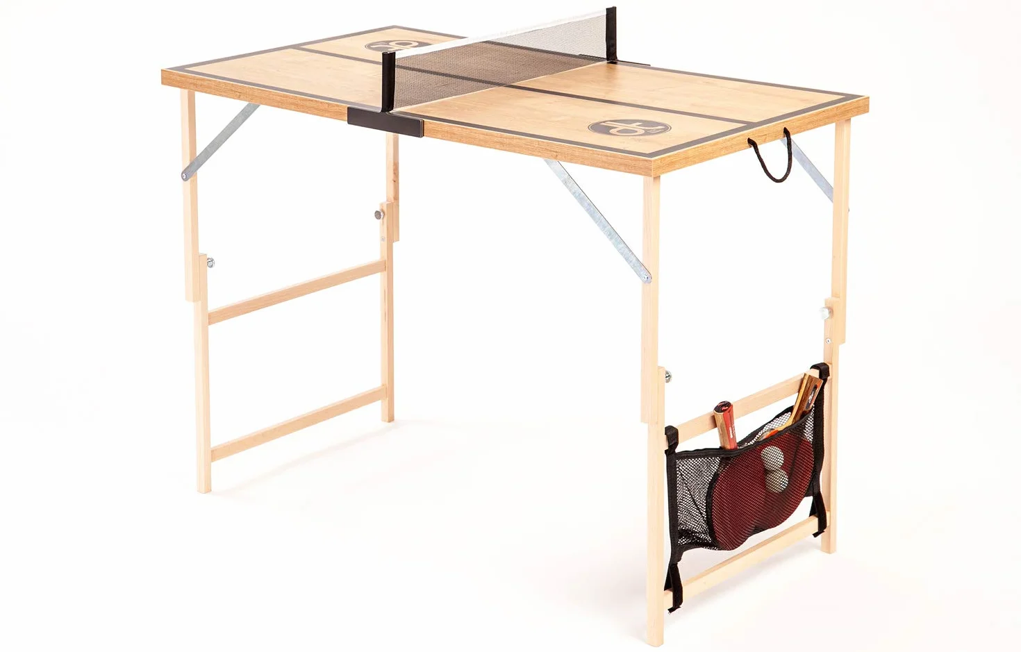 Mini stół do tenisa stołowego wraz z siatką | wysokiej jakości produkt Made in Austria | stół do tenisa stołowego | składany | łatwy do przenoszenia | wewnątrz | na zewnątrz | impreza |