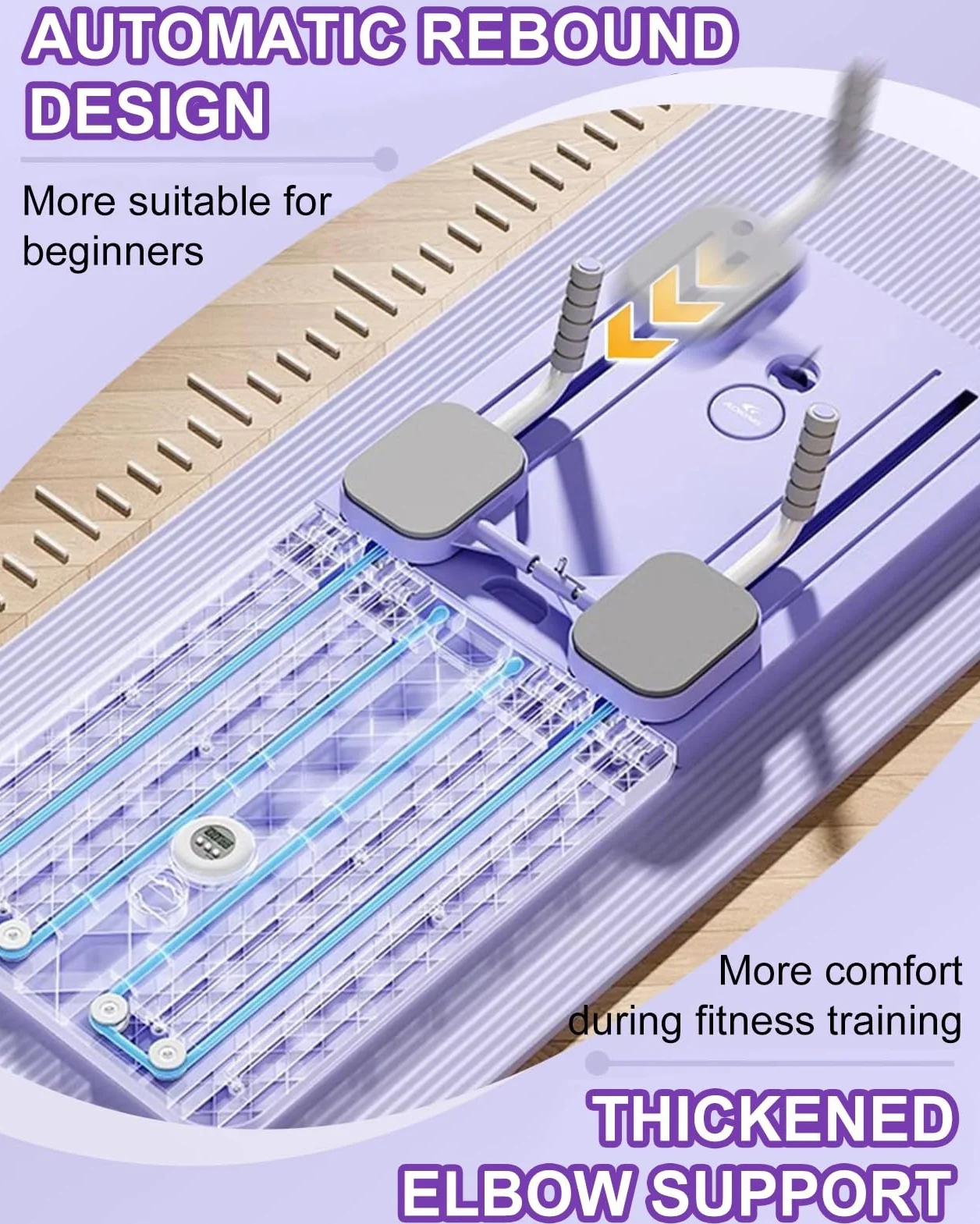 Rolkowa deska treningowa Pilates Reformer do domowej automatyczne odbicie