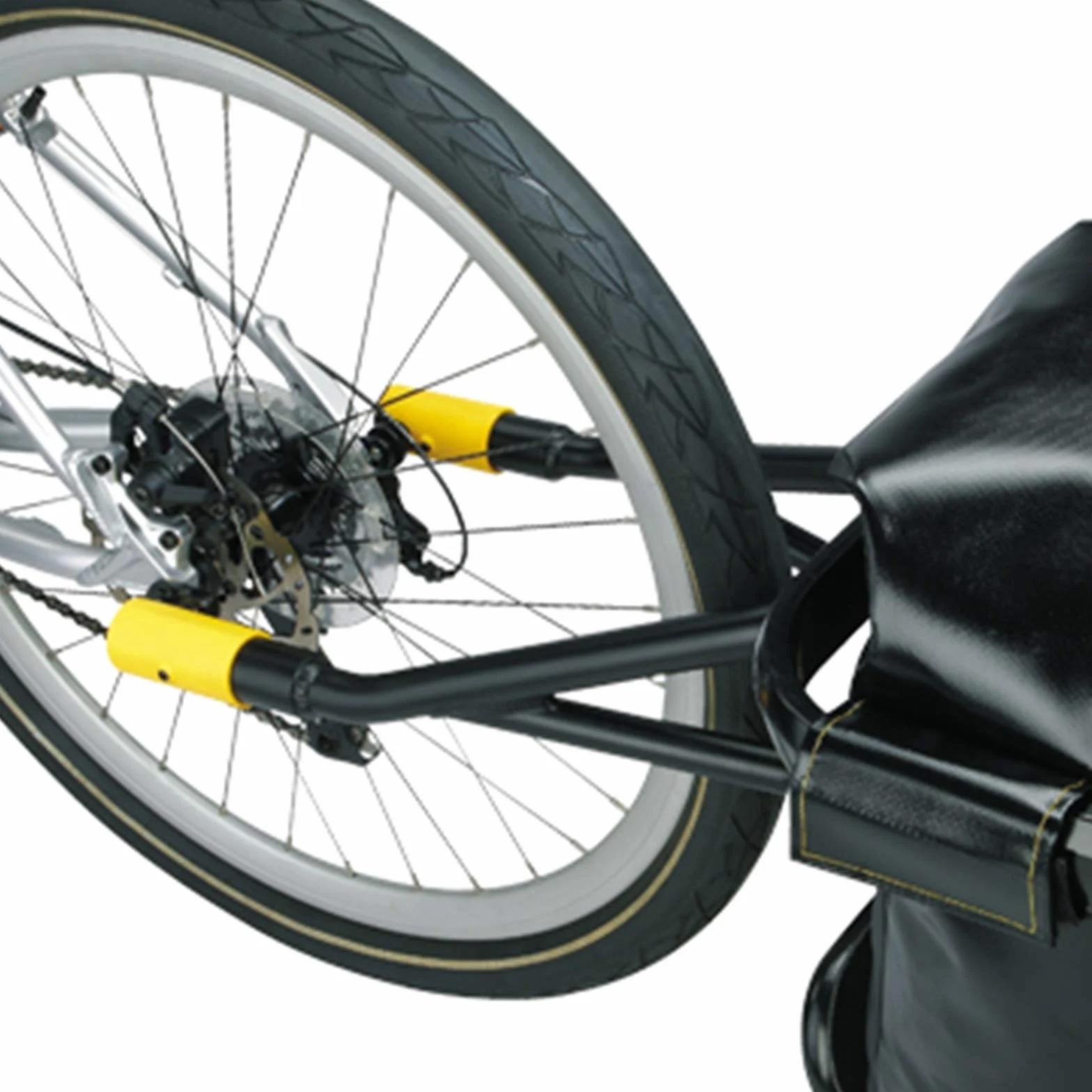 Topeak Journey Trailer Rower Cargo Czarny Żółty 157 x 42 x 44,7 cm
