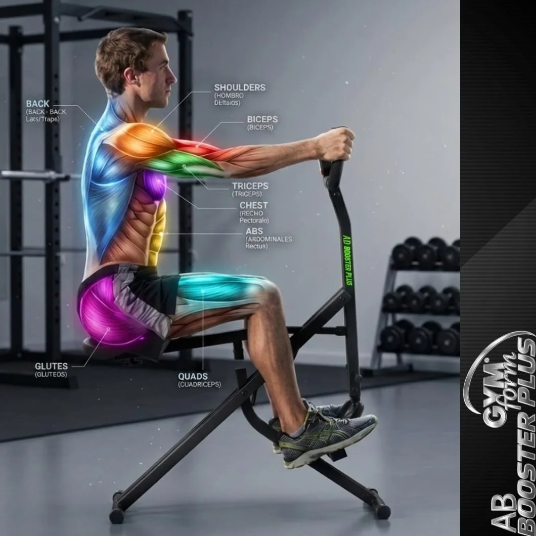 GYMFORM AB Booster, urządzenie treningowe do mięśni brzucha ramion, pleców i pośladków