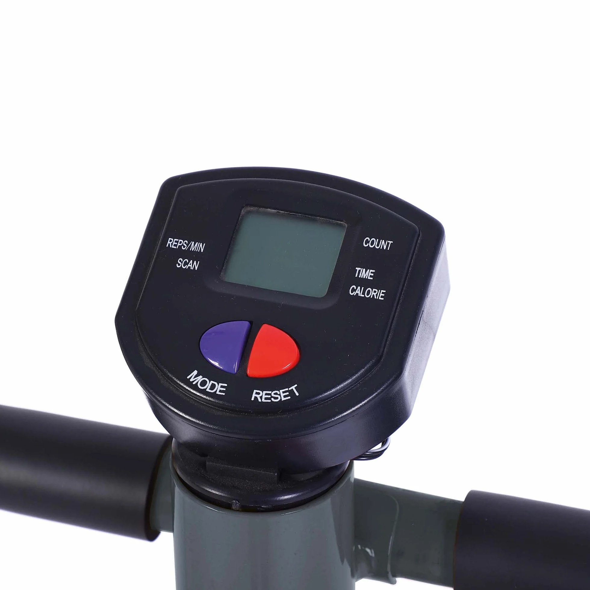 Jocca 6107 Stepper Obrotowy z Wyświetlaczem LCD, Srebrno-Czarny, Maksymalne Obciążenie 100 kg