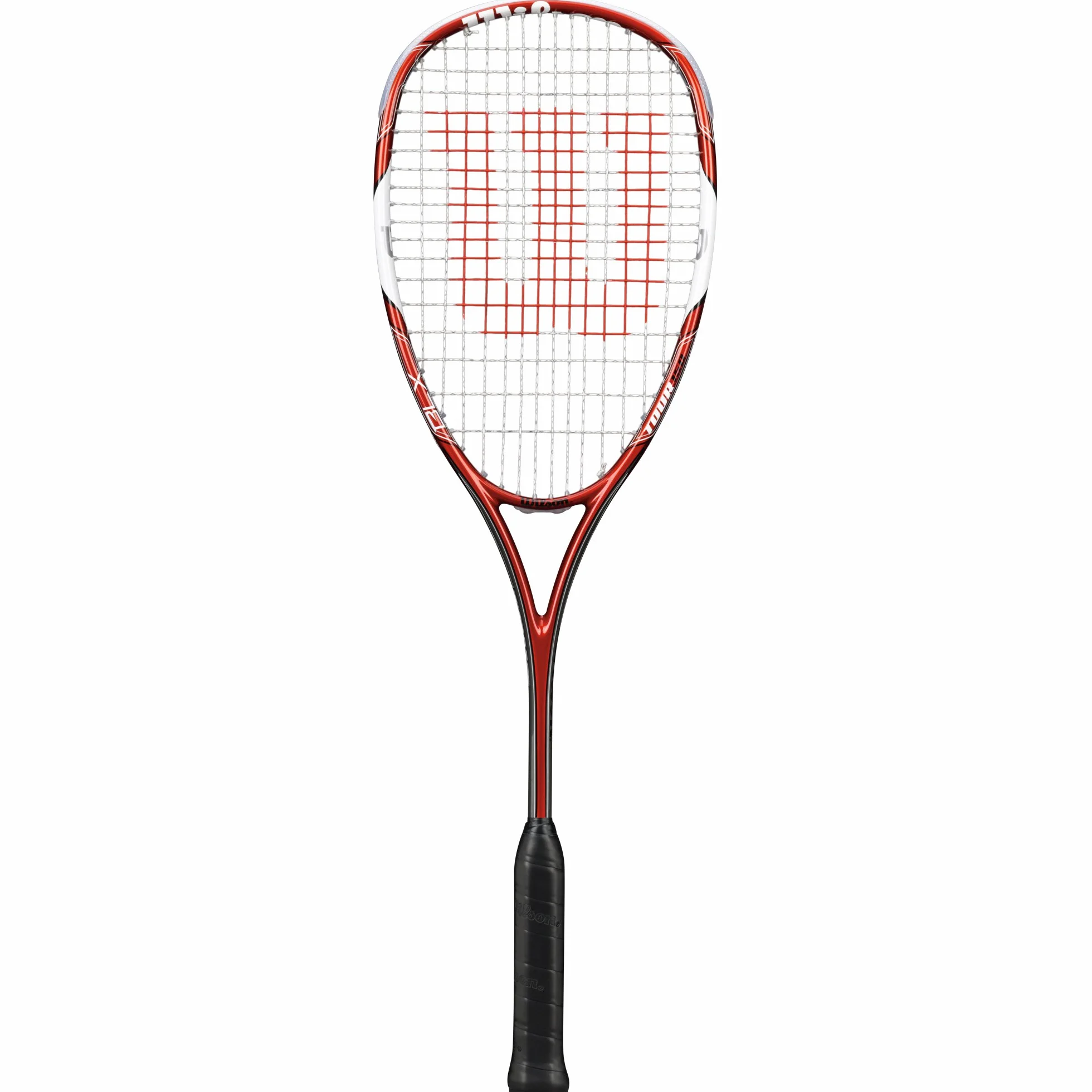 Wilson Kij do squasha dla kobiet/mężczyzn, zaawansowanych, Tour 150, WRT912330, czerwony/biały