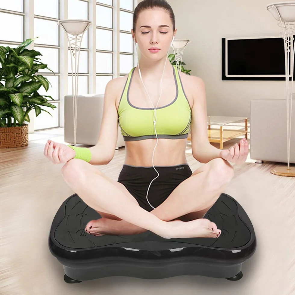 Platformy wibracyjne fitness z 2 paskami oporowymi do domu