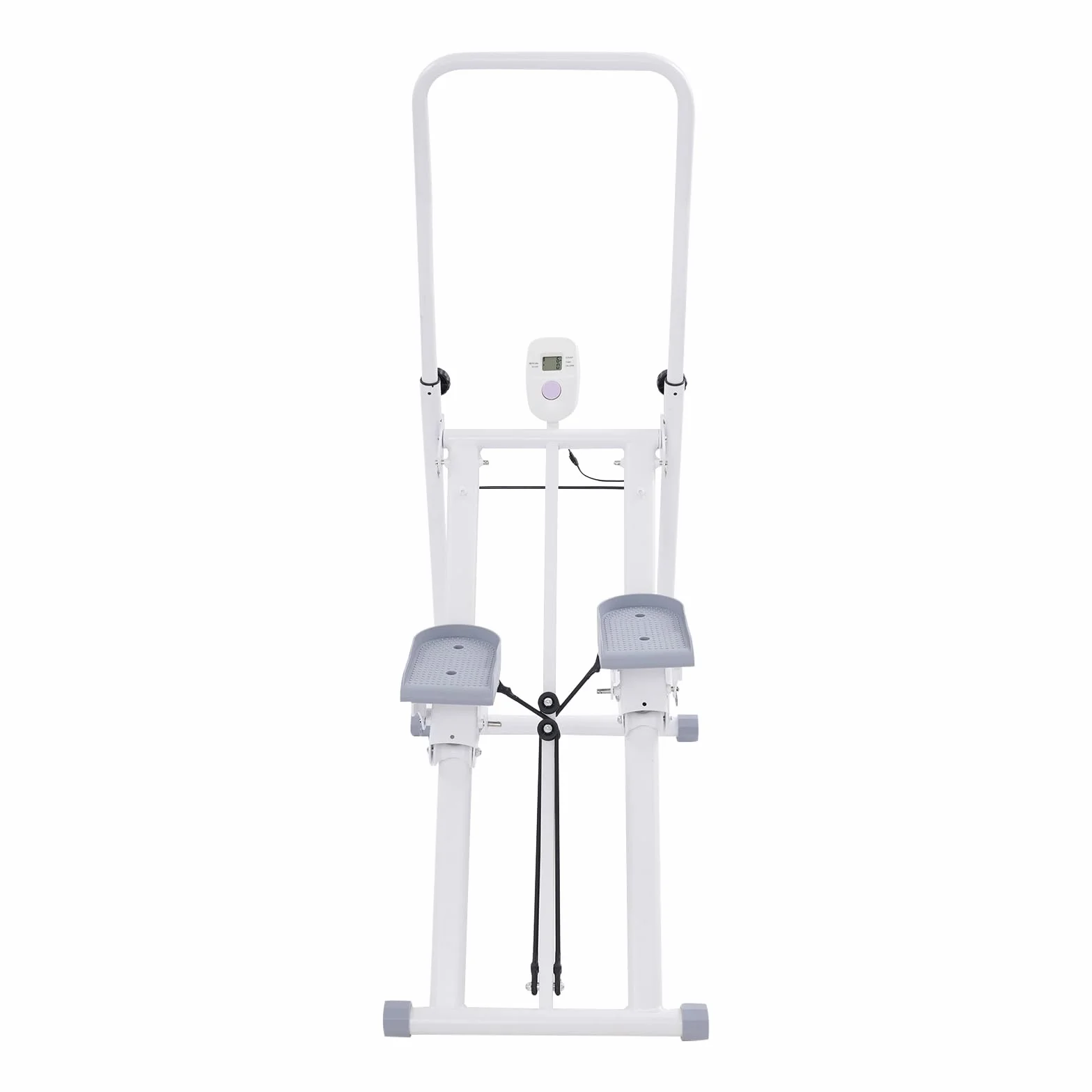 Przenośny orbitrek stepper składany z regulacją wysokości, ekran LCD, obciążenie 150 kg