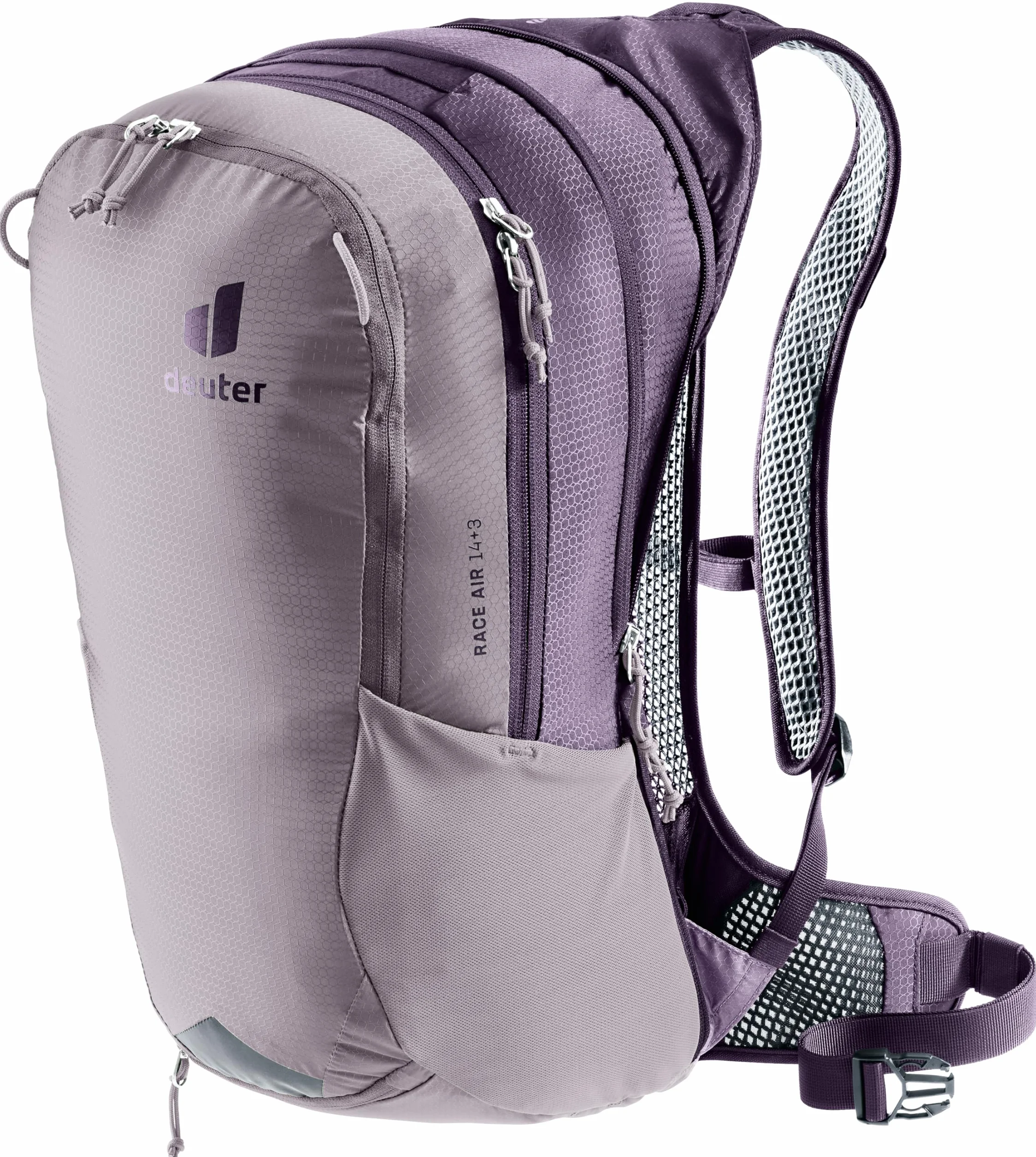 Deuter Uniseks Race Air 14+3 3204423 Plecak Rowerowy, Fioletowy, 14+3 L
