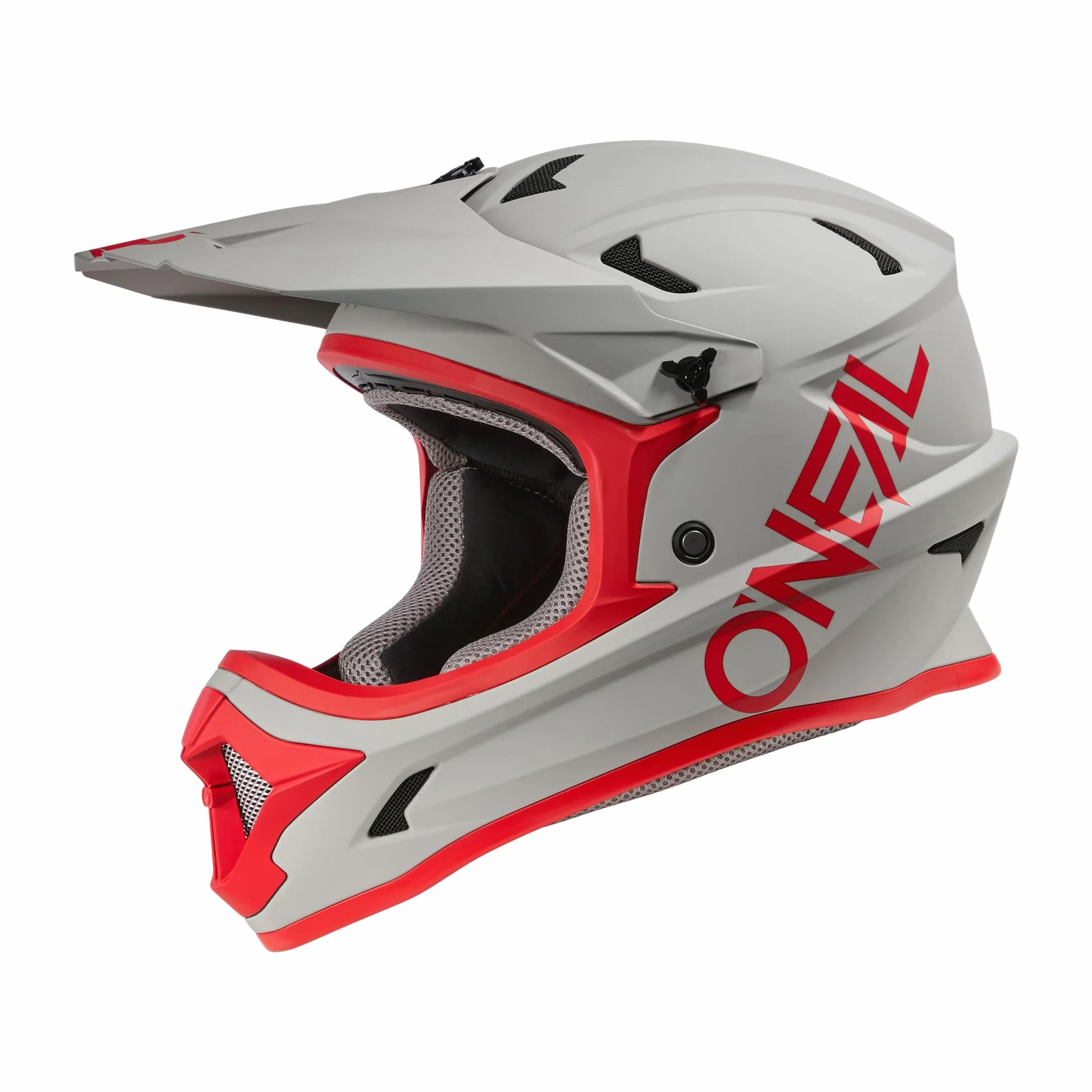 O'NEAL Sonus SOLID Szary/Czerwony L