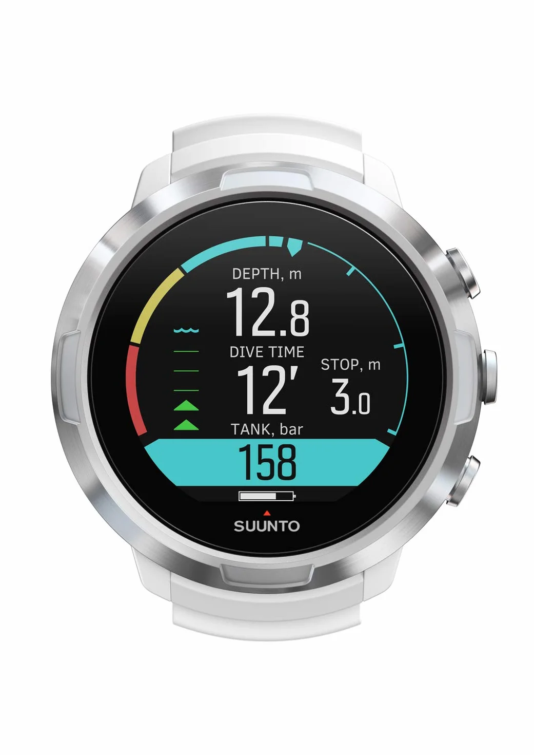 SUUNTO SS050181000, Komputer Nurkowy D5 z Kolorowym Wyświetlaczem, Wodoszczelność 100 M, Funkcja Alarmu, Stoper, Informacje o Pogodzie, Kompas