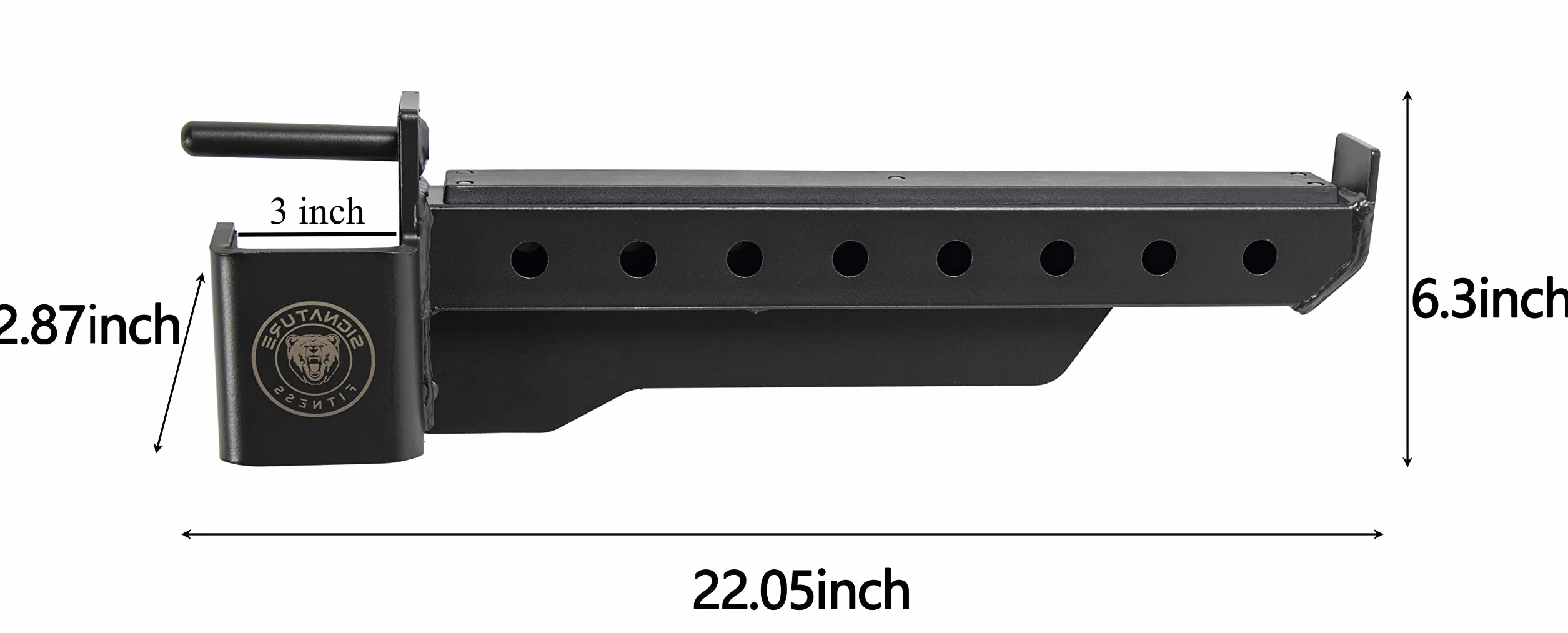 Signature Fitness SF-3 Power Rack 7,6 x 7,6 cm z haczykami J i paskami bezpieczeństwa