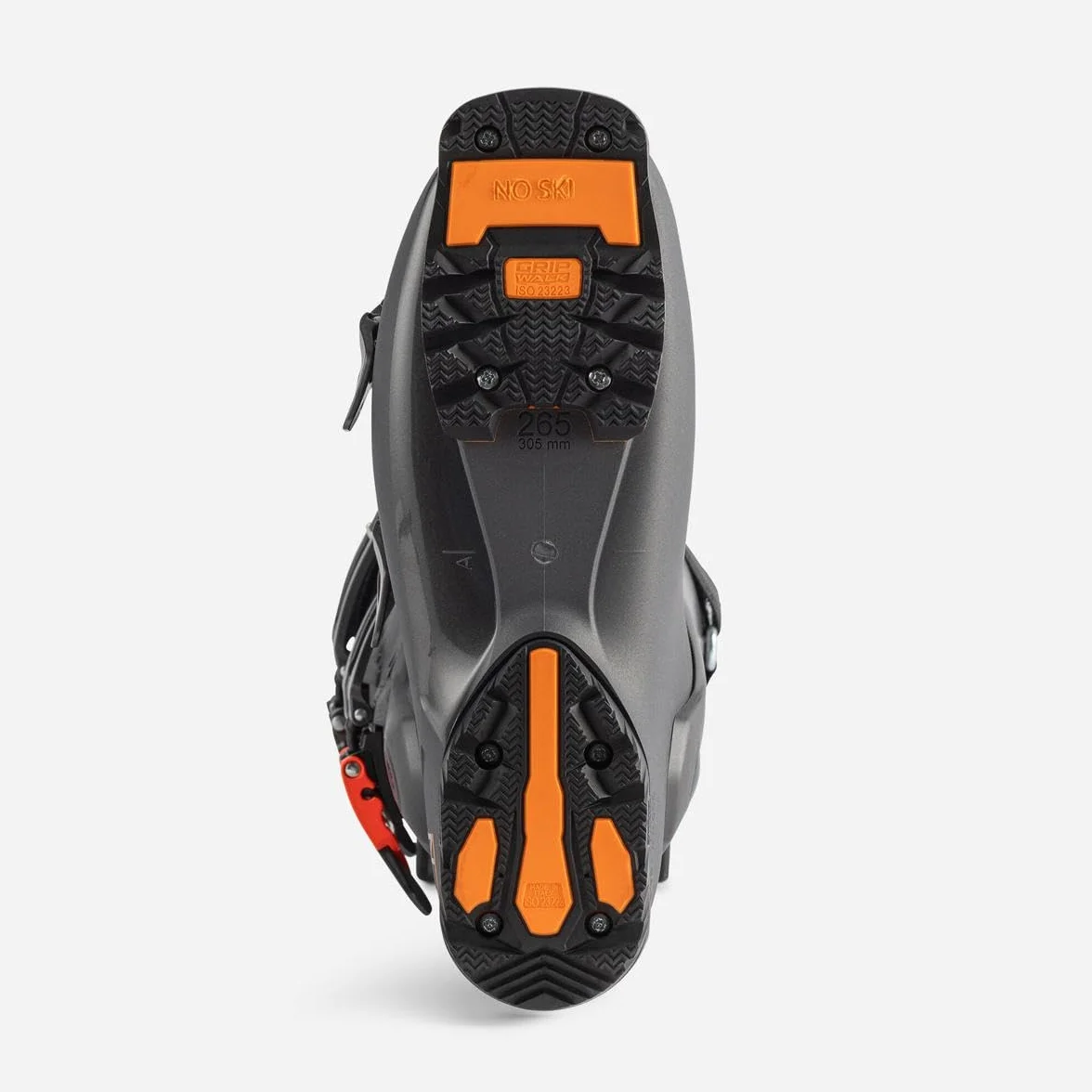 Rossignol - Buty narciarskie Vizion 4b 100 Hv Gw szare męskie – rozmiar 46 – szare
