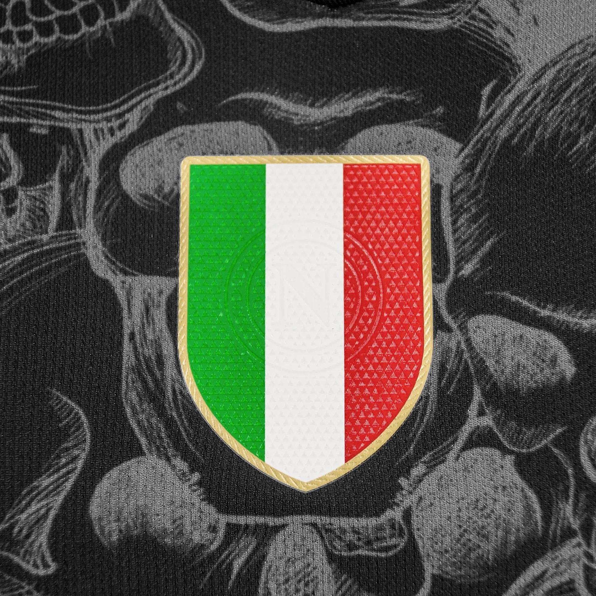 SSC NAPOLI Koszulka Gara, EA7, Scudetto, tkanina techniczna Dry Touch, 2023/2024