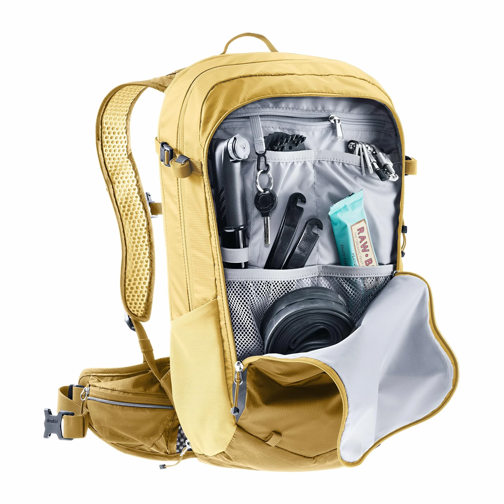 Deuter Compact 14+3 Plecak rowerowy męski, Savanna-dune, 14+3 L, Minimalistyczny