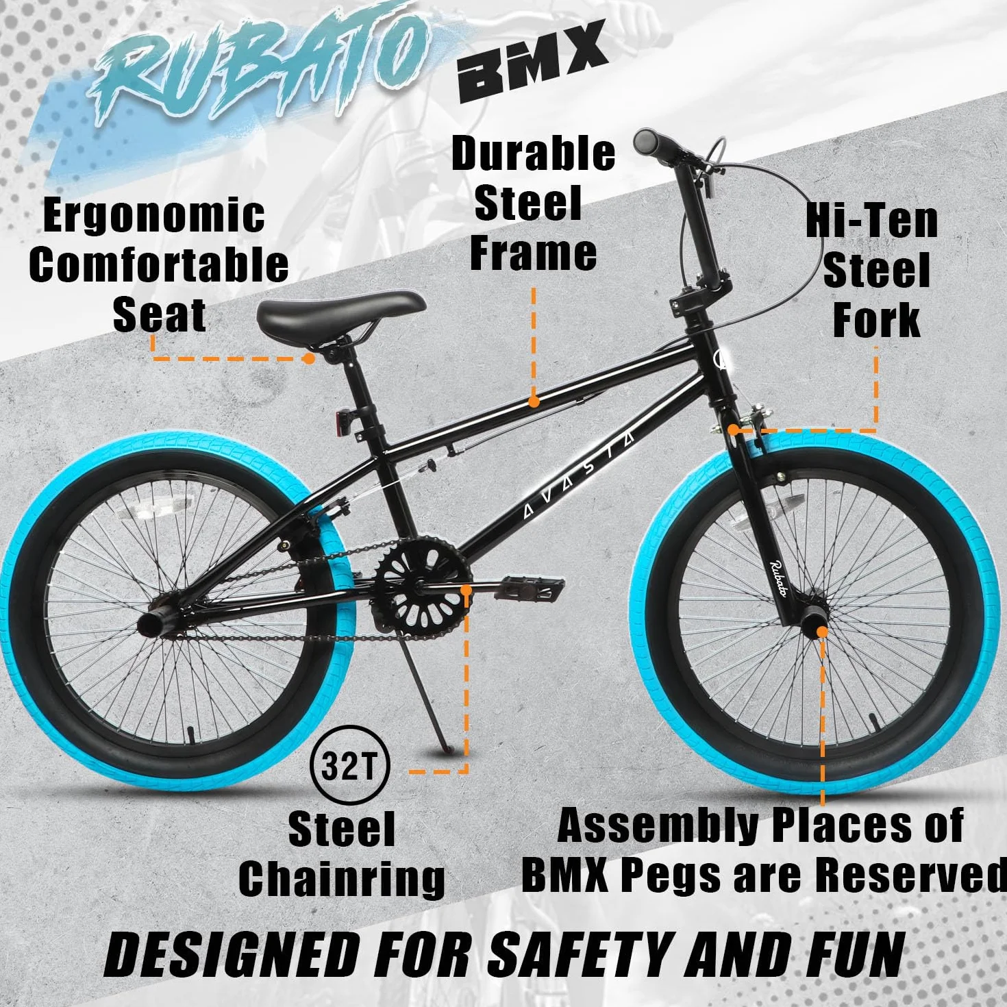 AVASTA Rower dziecięcy BMX Freestyle BCG3003YS20bb