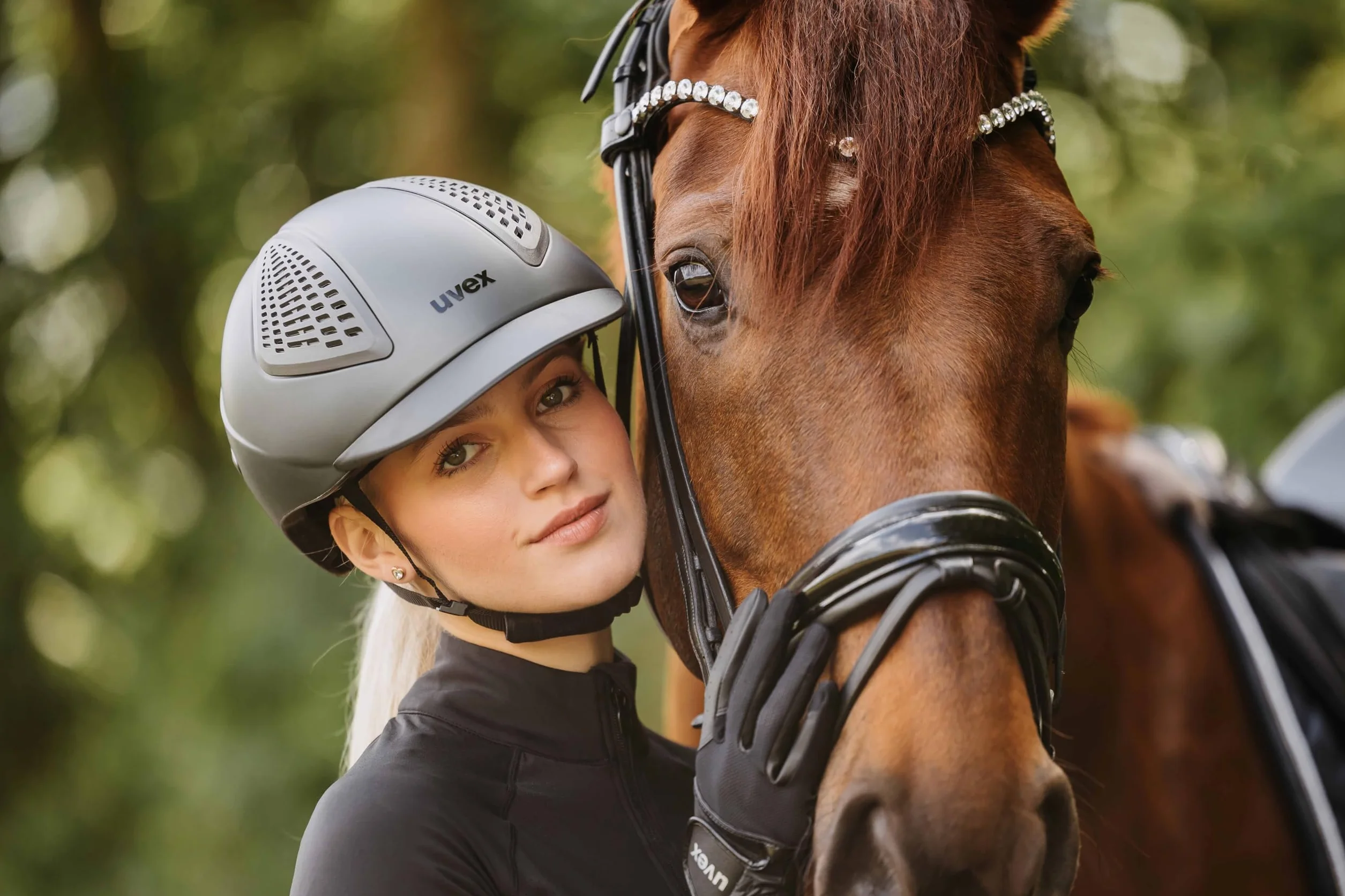 uvex exxential III lekki kask jeździecki unisex - indywidualne dopasowanie