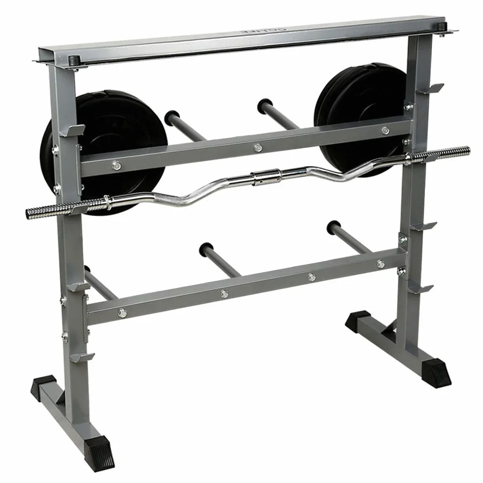 CCLIFE Stojak na hantle 300kg-600kg udźwigu stalowy
