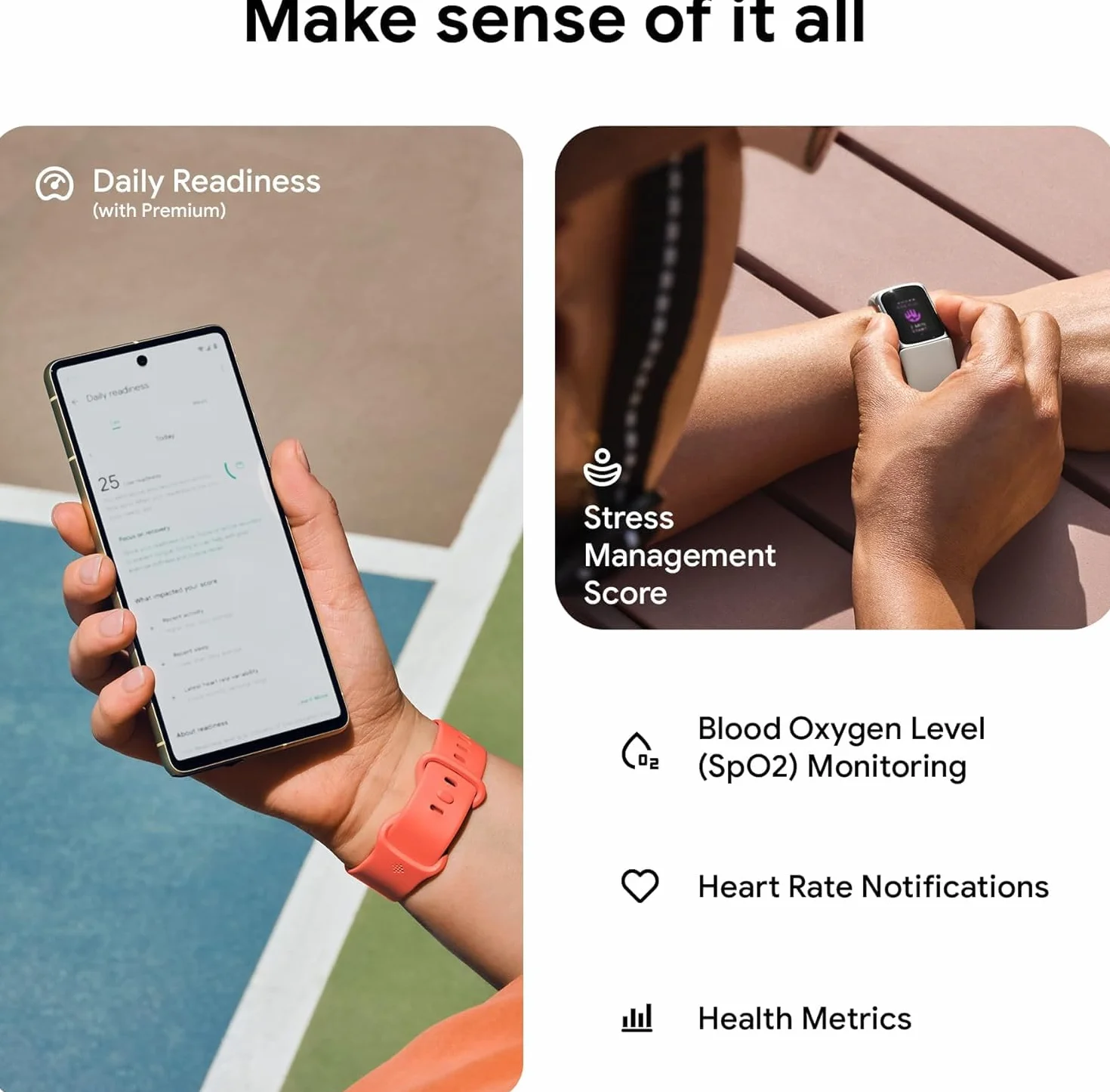 Fitbit Charge 6 Amoled Activity Tracker Black