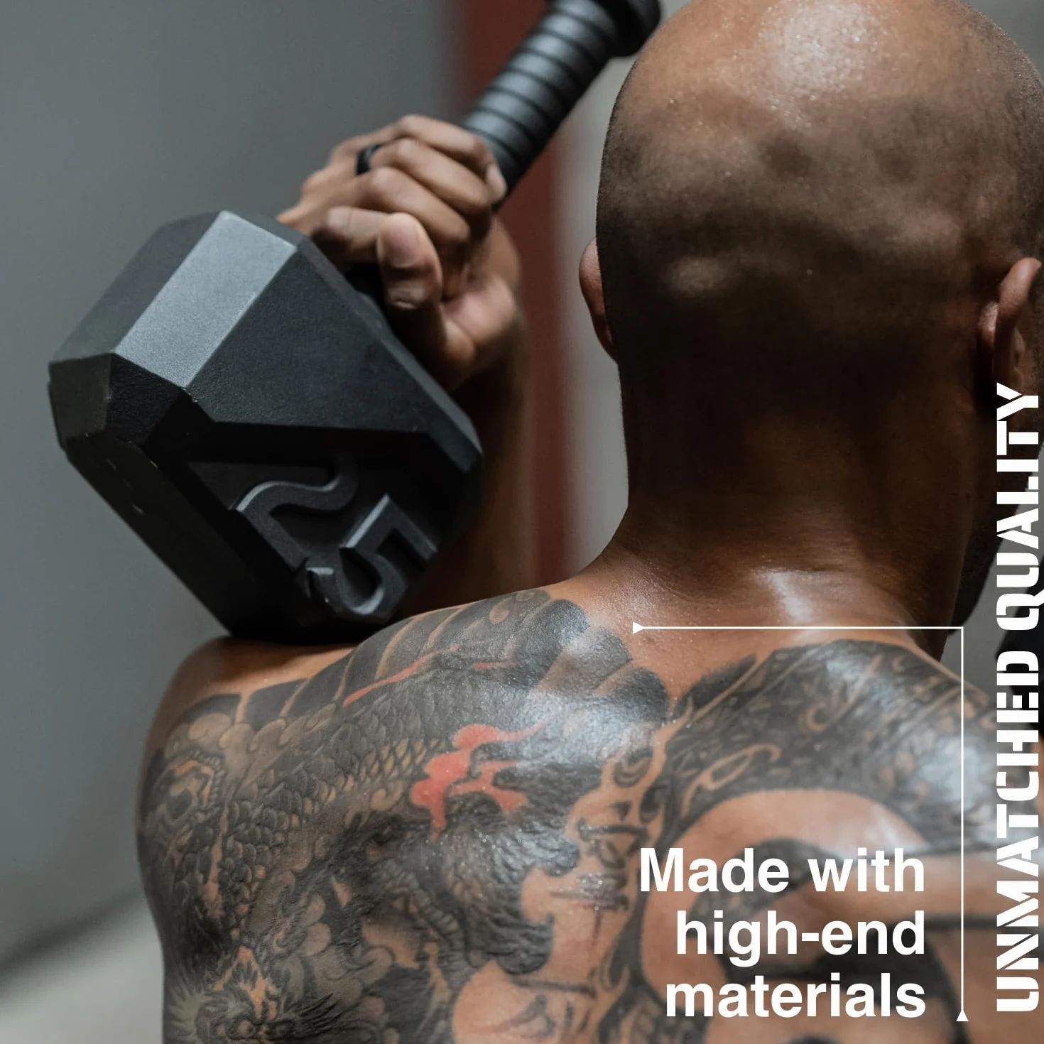 Tribe WOD Hammer Kettlebell 11 kg – sprzęt do treningu crossowego do budowy mięśni, treningu cardio, ciężarki dla kobiet i mężczyzn