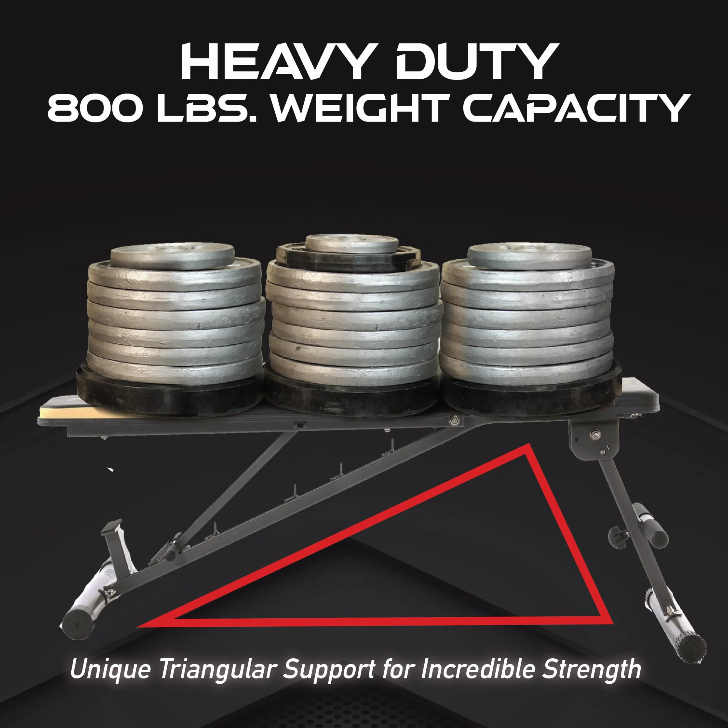Fitness Reality Ławeczka do Podnoszenia Ciężarów Super Max 1000 z 12 Regulowanymi Pozycjami, Obciążenie do 363 kg