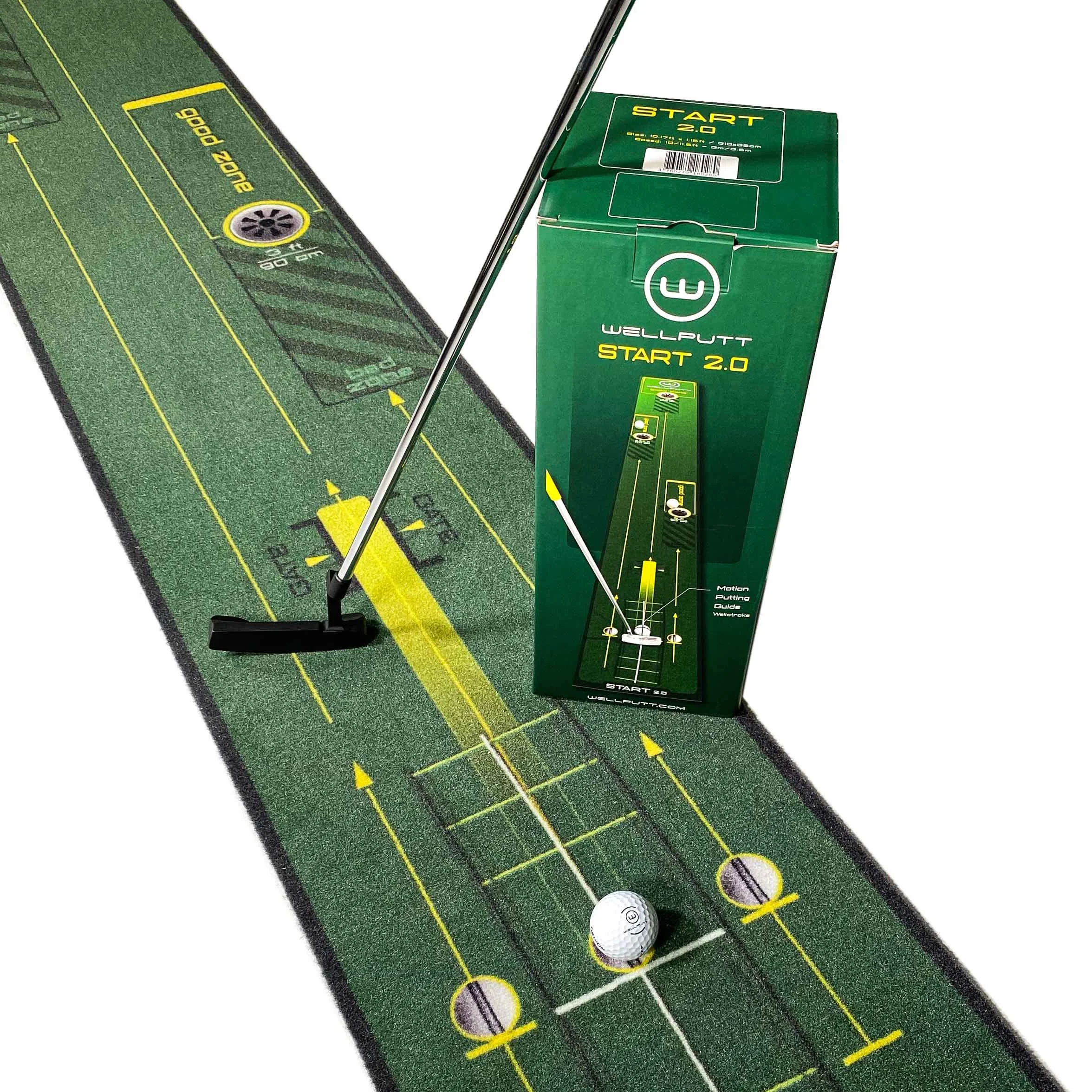 WELLPUTT - Golf Putting Mata - 3m Start 2.0