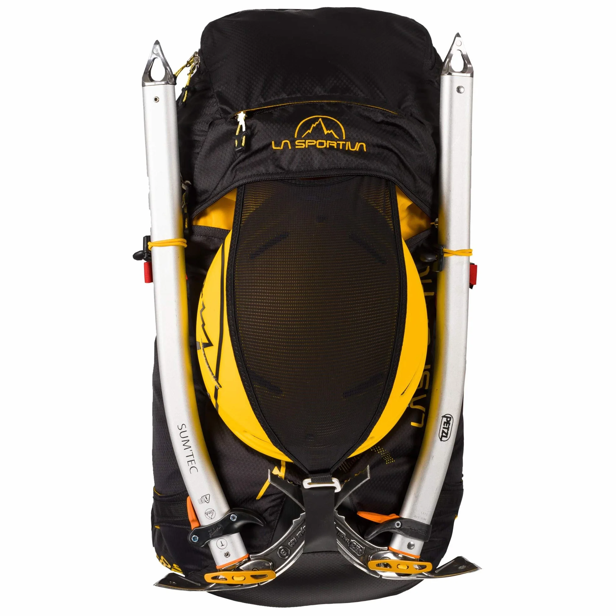 LA SPORTIVA Sunlite Backpack Plecak, Dorośli Unisex, Czarny/Żółty (Wielobarwny), Jeden Rozmiar
