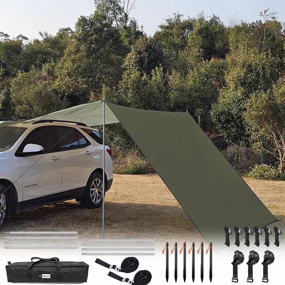 Markiza samochodowa 3 x 5 m wodoodporna na kemping SUV