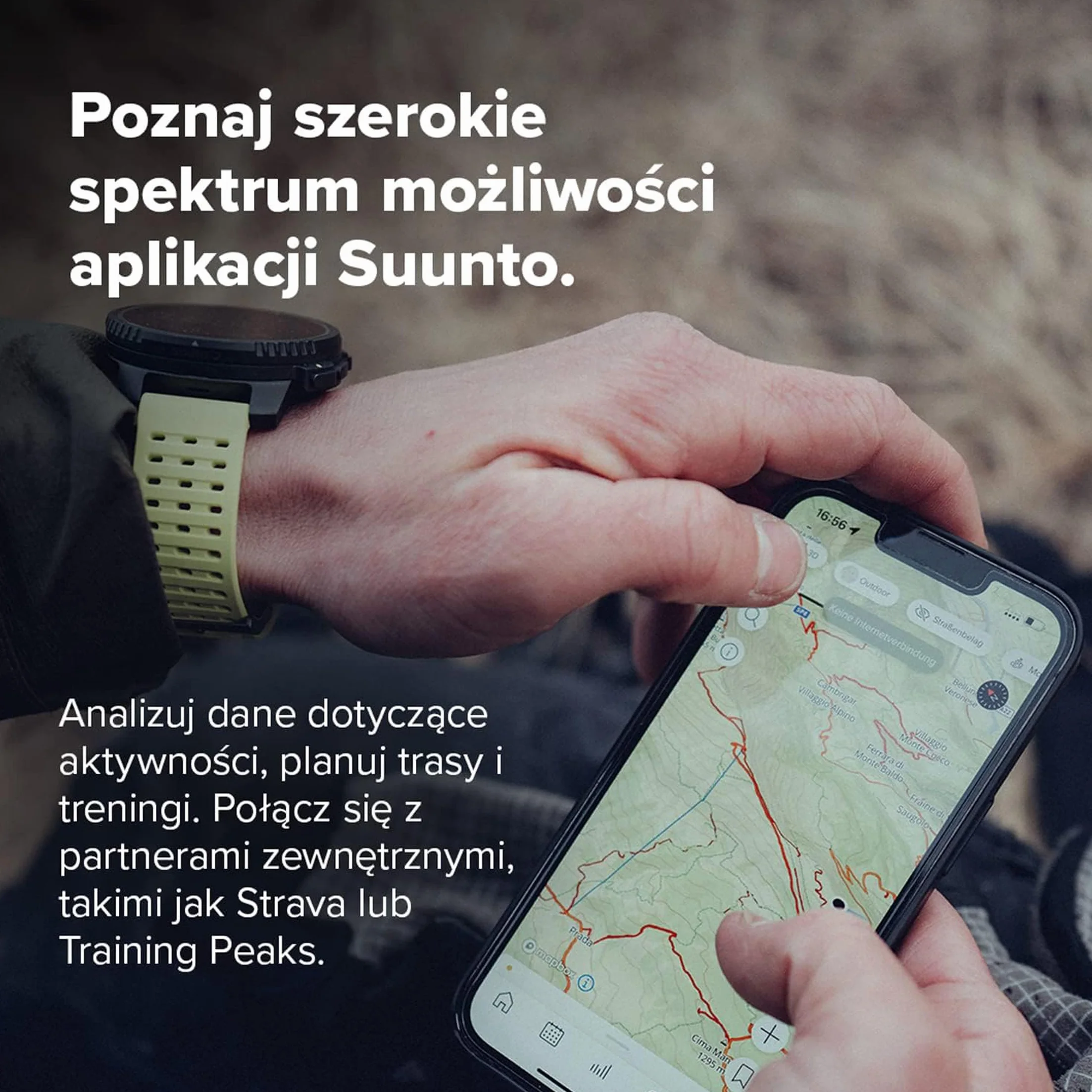 SUUNTO Vertical – Przygodowy zegarek GPS, monitor aktywności, dwupasmowy GNSS i mapy offline, obsługa ponad 95 dyscyplin sportowych, wskaźniki treningowe i analiza regeneracji.
