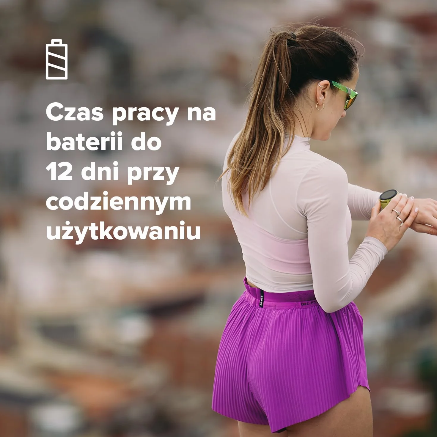 SUUNTO Run zegarek do biegania GPS, ekran dotykowy AMOLED 1,32", lekki, multisport, monitor aktywności, precyzyjny GPS, śledzenie tętna/snu, czas pracy baterii 12 dni, pamięć muzyczna 4 GB offline