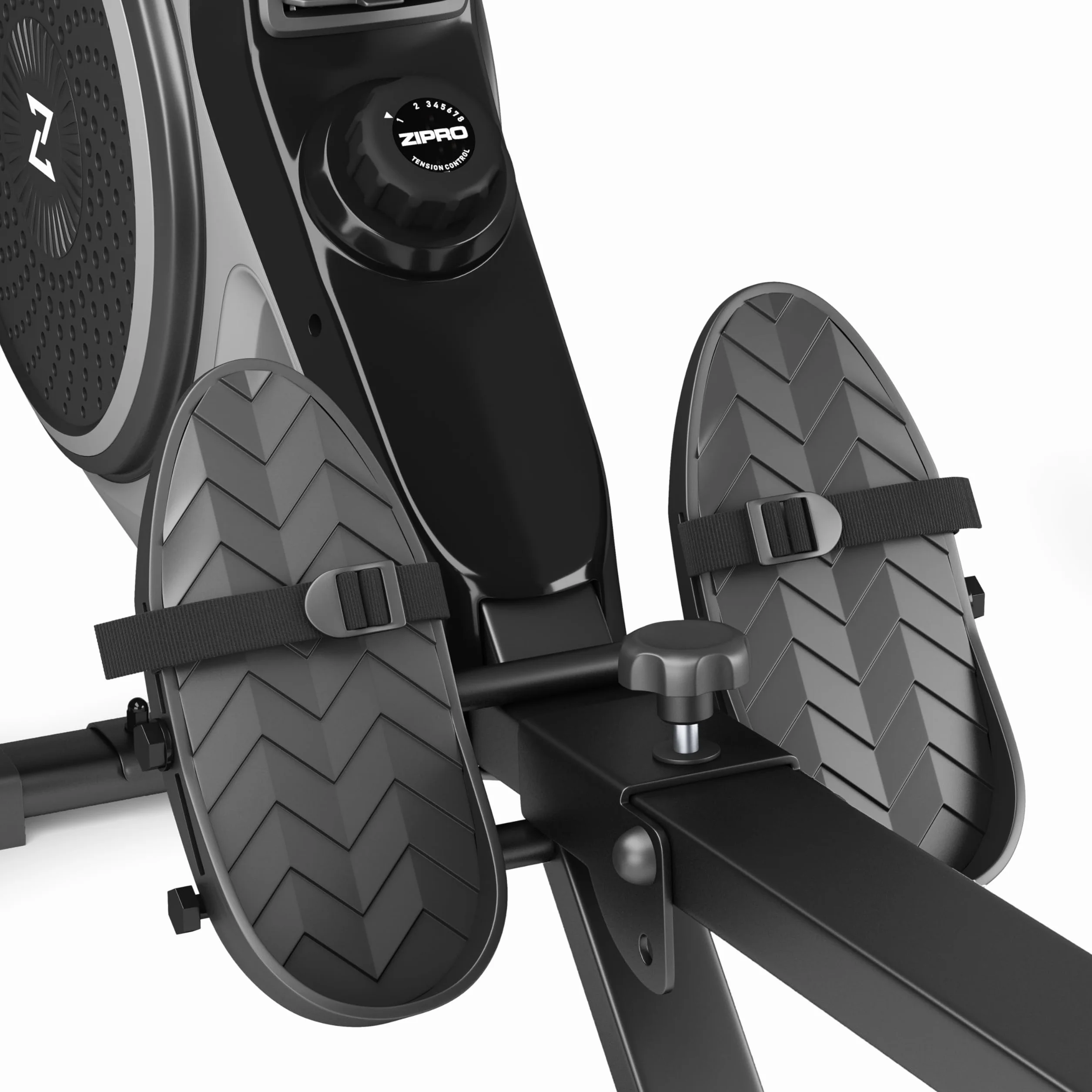ZIPRO Wioślarz 8 Poziomów Regulacji Obciążenia Płynna Regulacja Oporu Cicha Praca Ergonomiczny Design