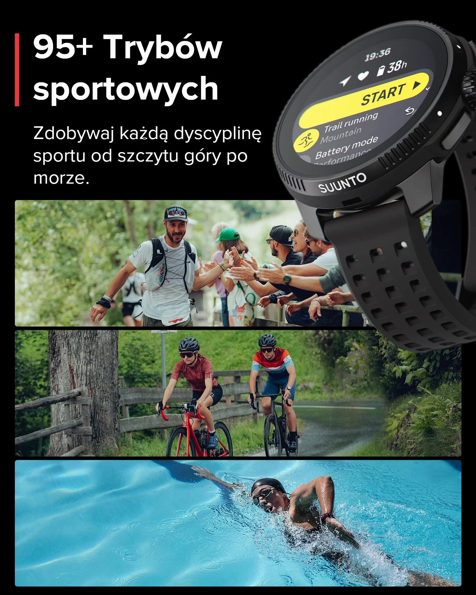 Suunto Uniseks Race SS050929000​ Smartwatch