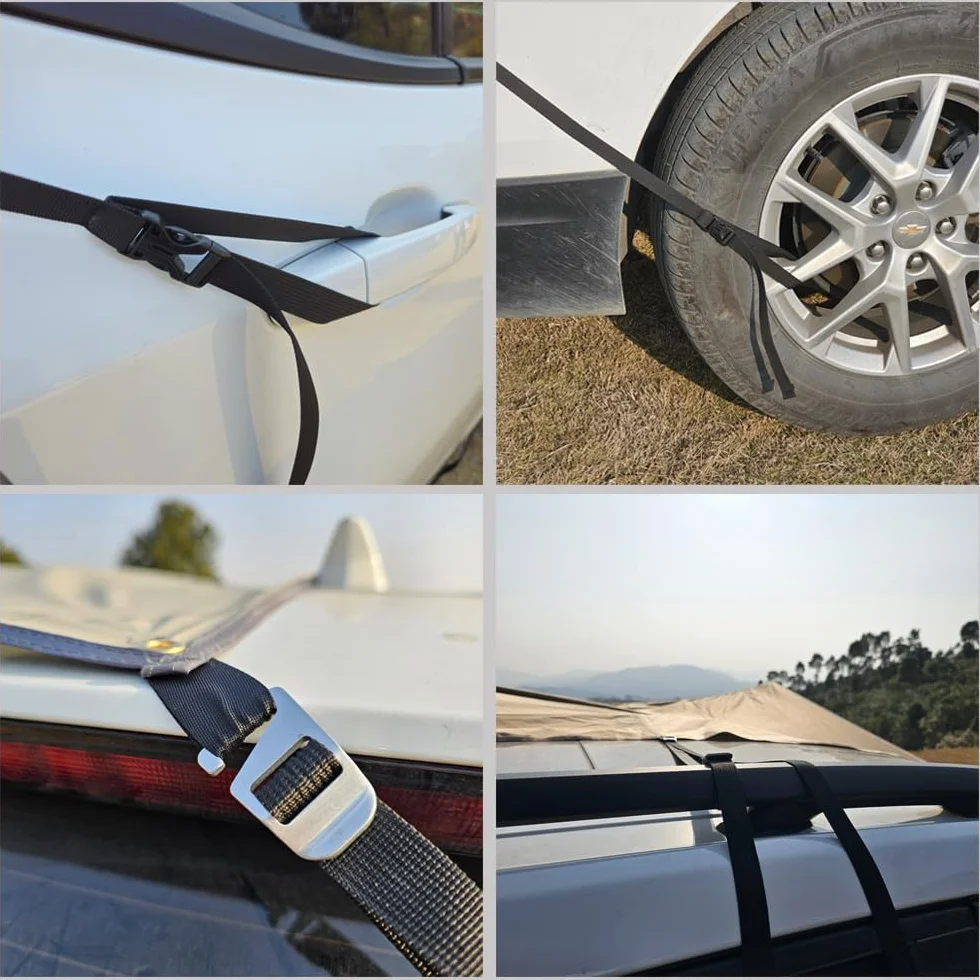 Markiza samochodowa 3 x 5 m wodoodporna na kemping SUV