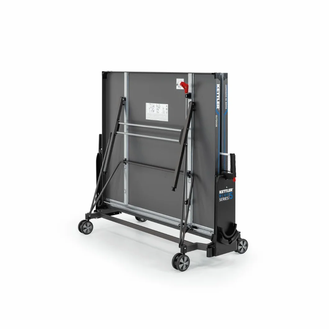 Stół do tenisa stołowego KETTLER K5 Outdoor Professional | Jakość – wyprodukowano w Niemczech (certyfikat TÜV) | Odporny na warunki atmosferyczne | Składany i łatwy do przechowywania