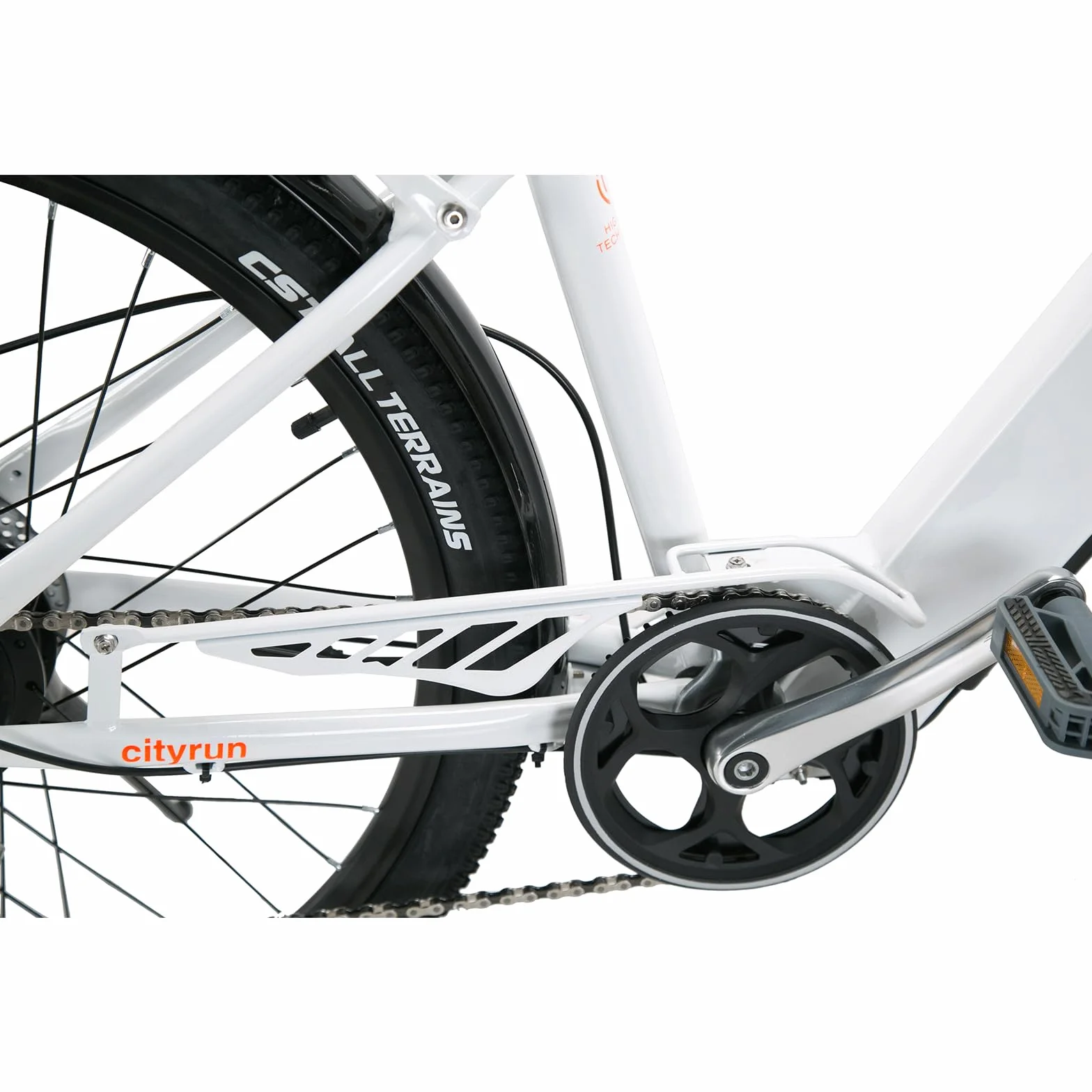 Rower elektryczny damski 26 cali miejski 250 W 25 km/h E-Bike City bateria 360 Wh hamulec tarczowy