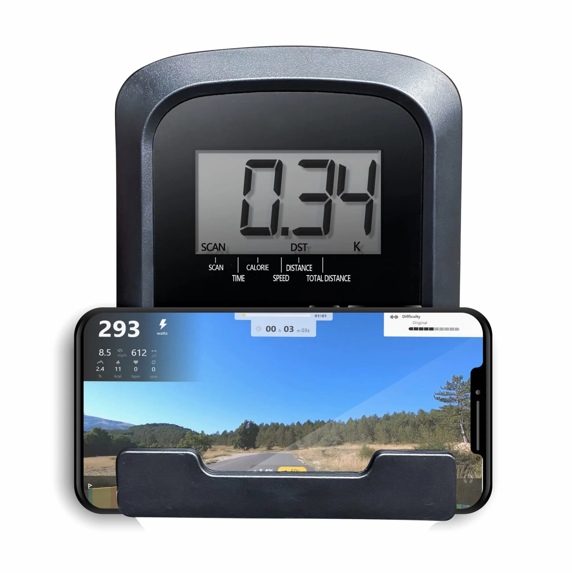 Ultrasport Air Bike, rower fanów, opór powietrza, do treningu siłowego, efektywny HIIT trening, kompatybilny z aplikacją komputera treningowego, bezpieczna podstawka, trening ramion i nóg, regulowany
