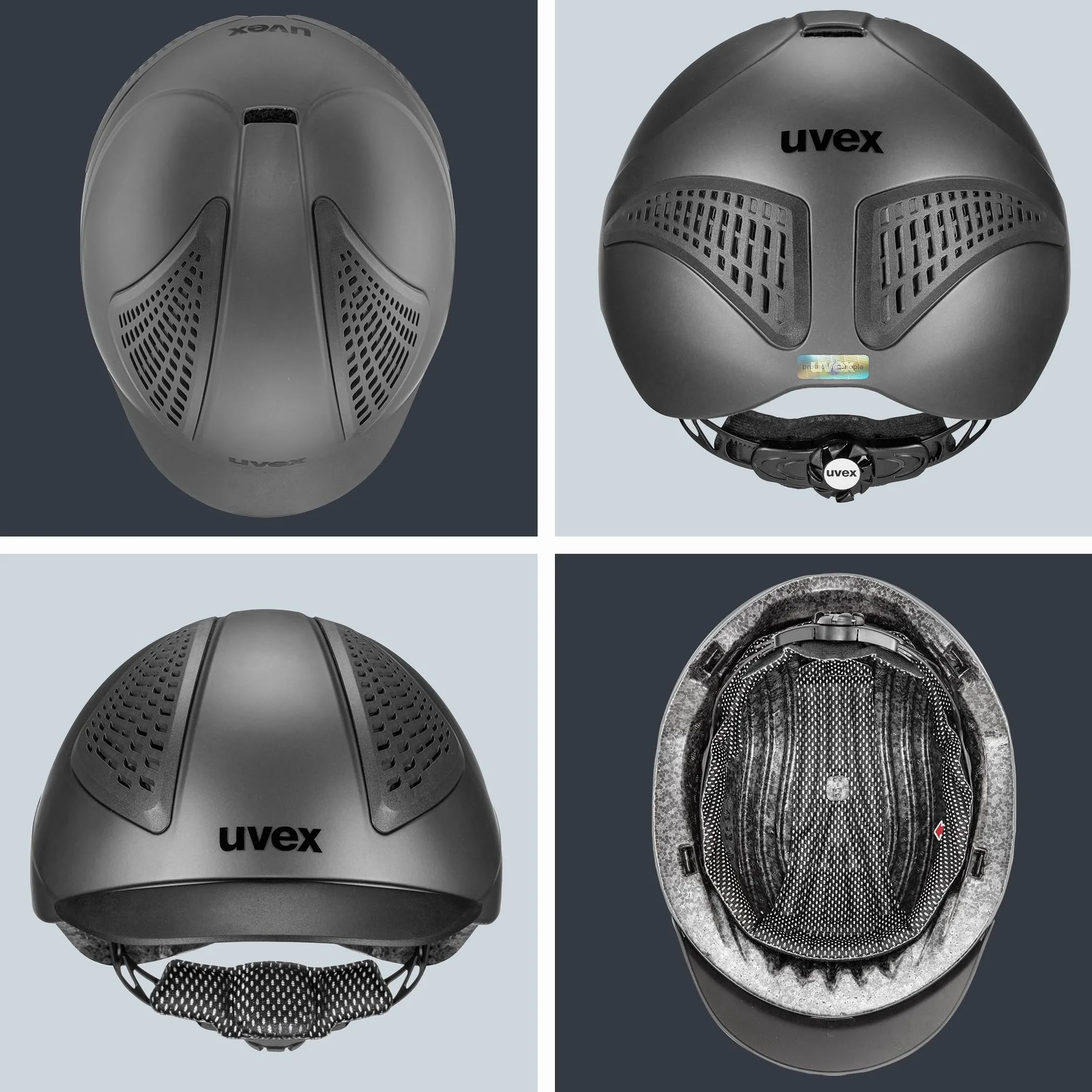 uvex exxential III lekki kask jeździecki unisex - indywidualne dopasowanie