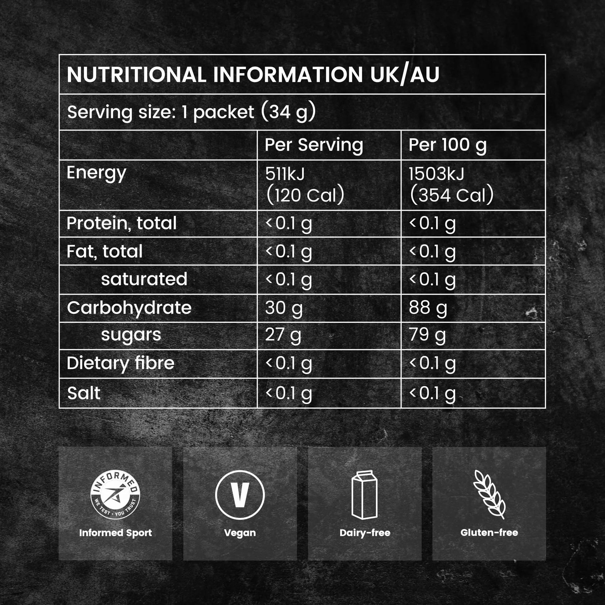 Precision Fuel PF 30 Energy Chews - Węglowodany energetyczne do sportów wytrzymałościowych, lekkie i przenośne, 30 g węglowodanów - Idealne na długie biegi - Smak oryginalny (15 x 34g Żelki)
