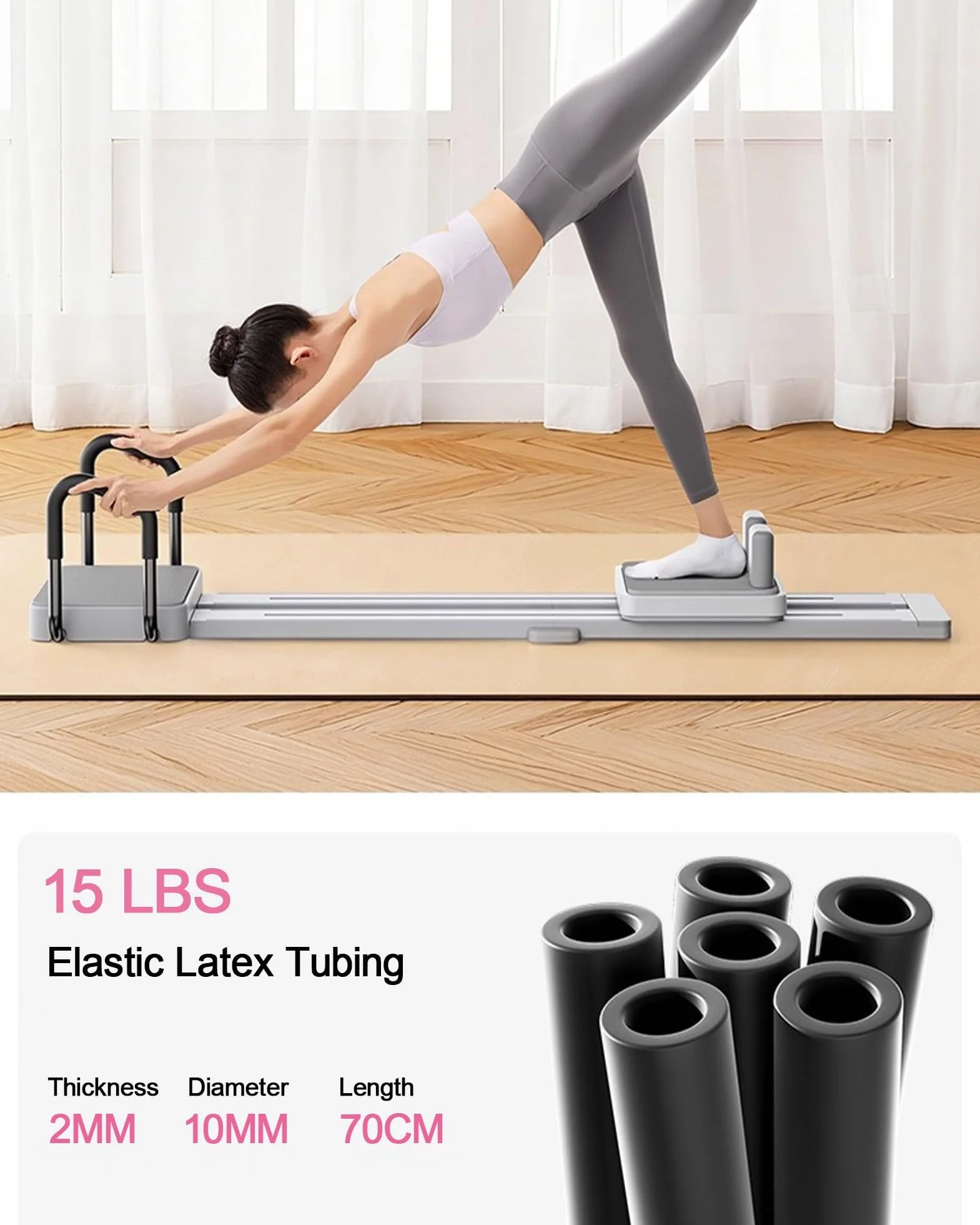 Pilates Reformer Maszyna do Ćwiczeń dla Początkujących i Zaawansowanych