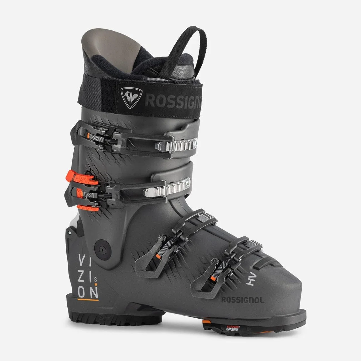 Rossignol - Buty narciarskie Vizion 4b 100 Hv Gw szare męskie – rozmiar 46 – szare