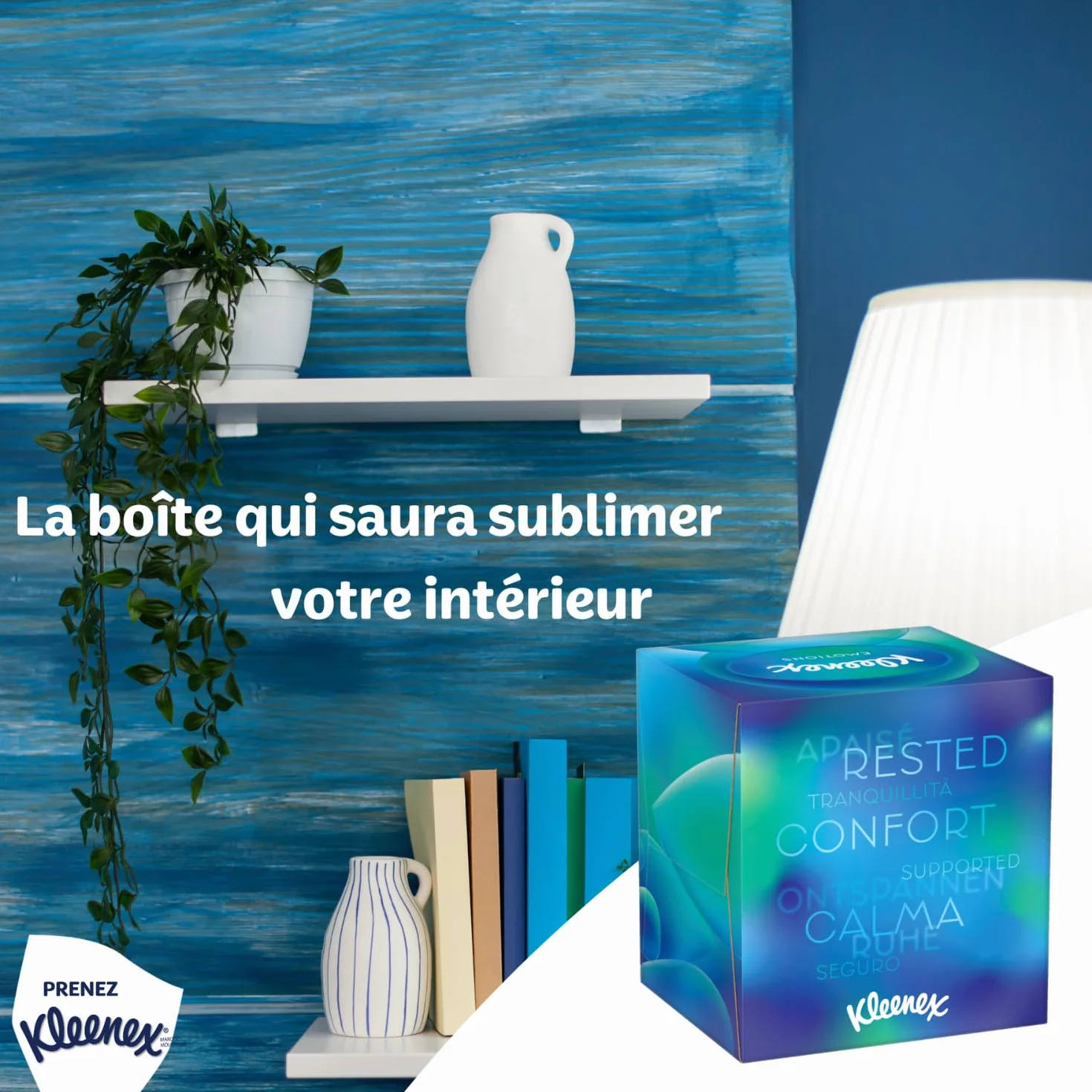 Kleenex Mindfulness Collection 3414212 Chusteczki, Biały, 12 x 48 szt.