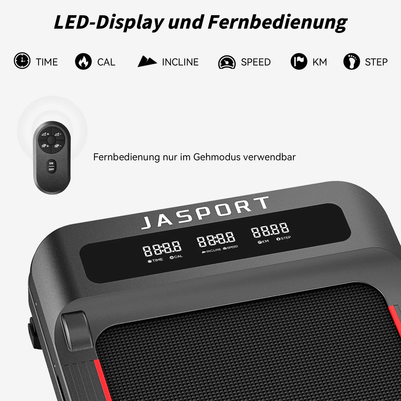 GL3H Bieżnia Składana 12° Nachylenie 2w1 Panel Chodzenia 14 km/h 3.0 KM Silnik Cichy 18 Programów Sterowanie Dotykowe Bluetooth