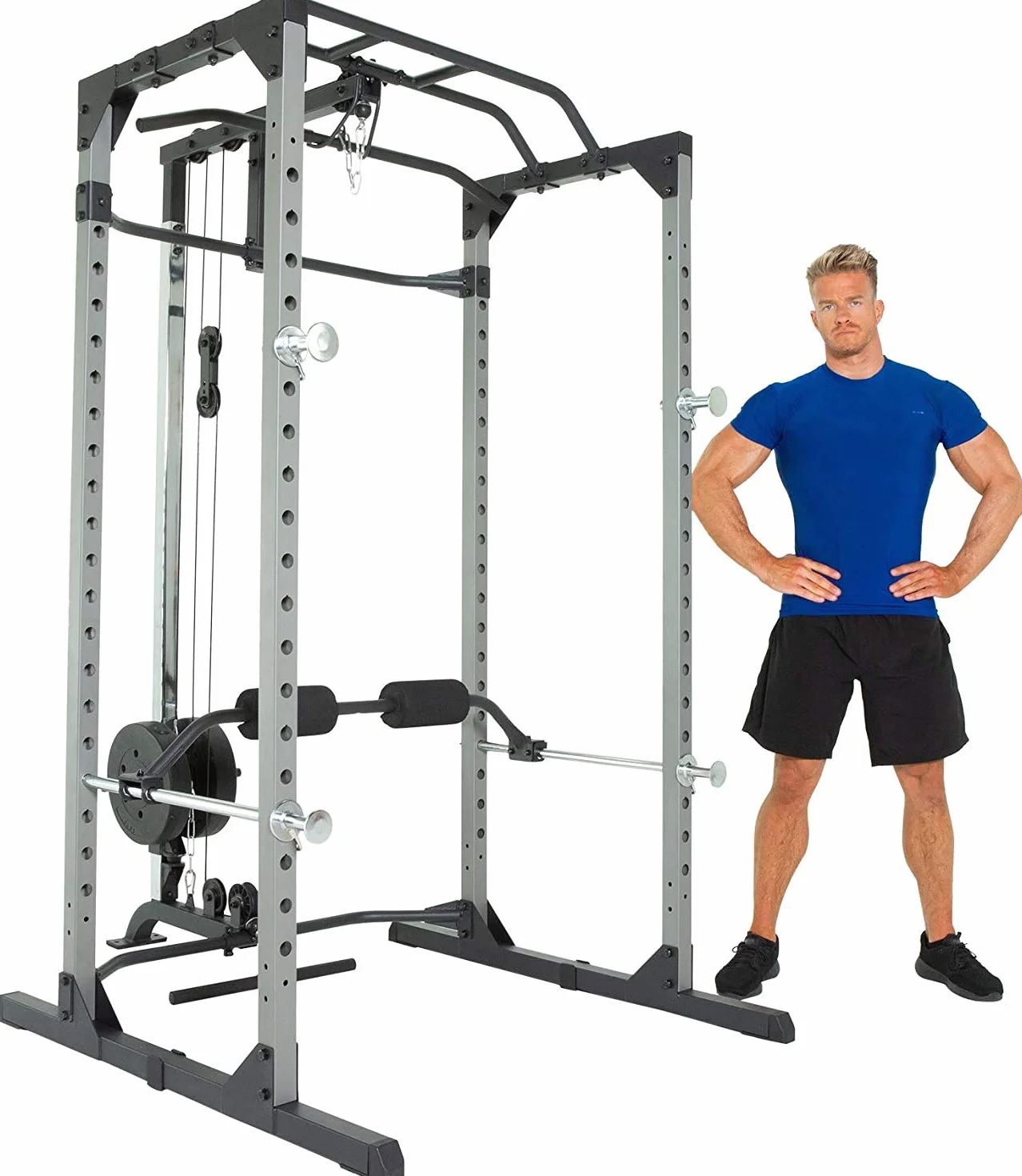 FITNESS REALITY 810XLT Super Max Power Cage, wytrzymała stacja siłowa o maksymalnym obciążeniu 363 kg